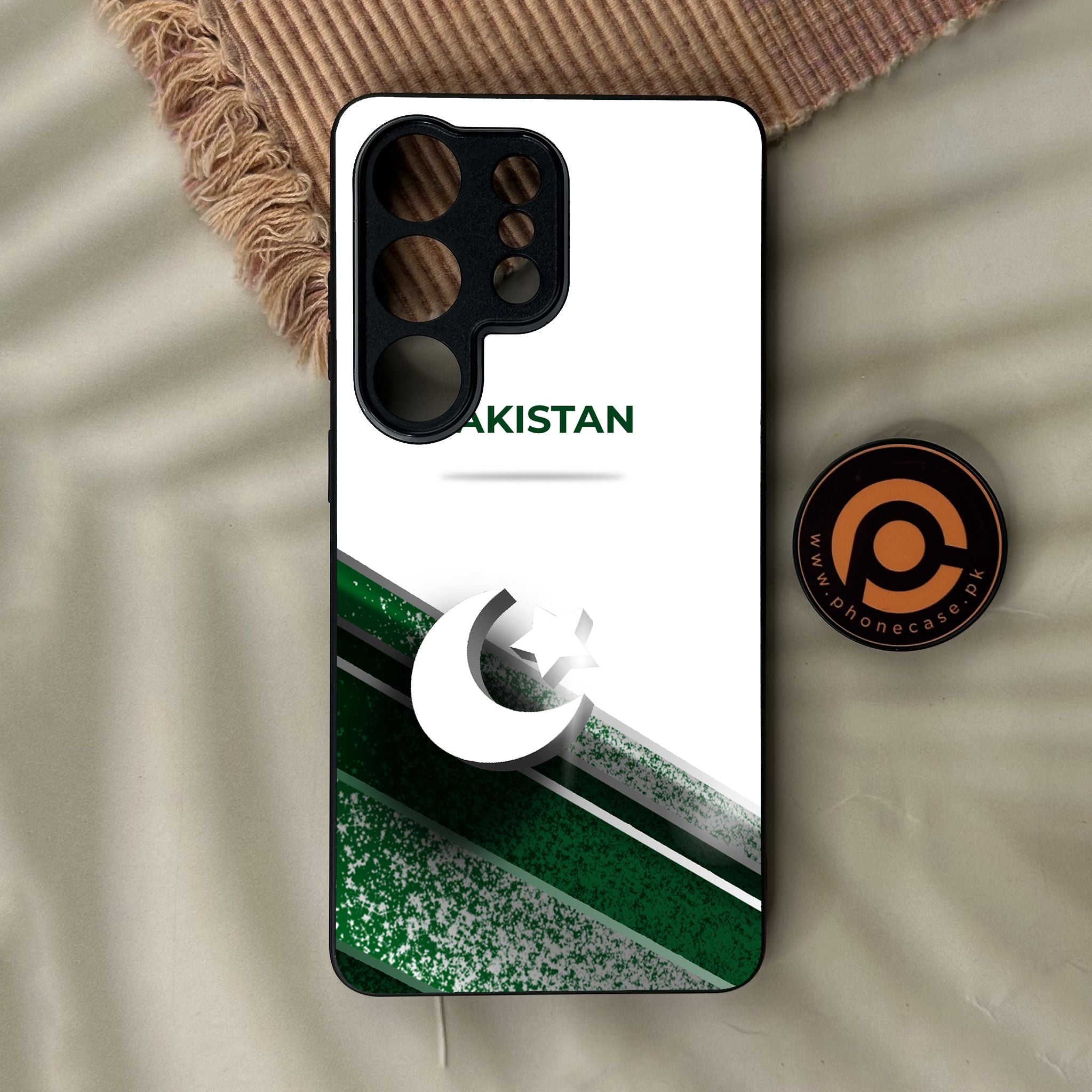 Galaxy S26 Ultra - Pakistani Flag Design 10 - Premium Metal Printed Soft Bumper Shock Proof Case
