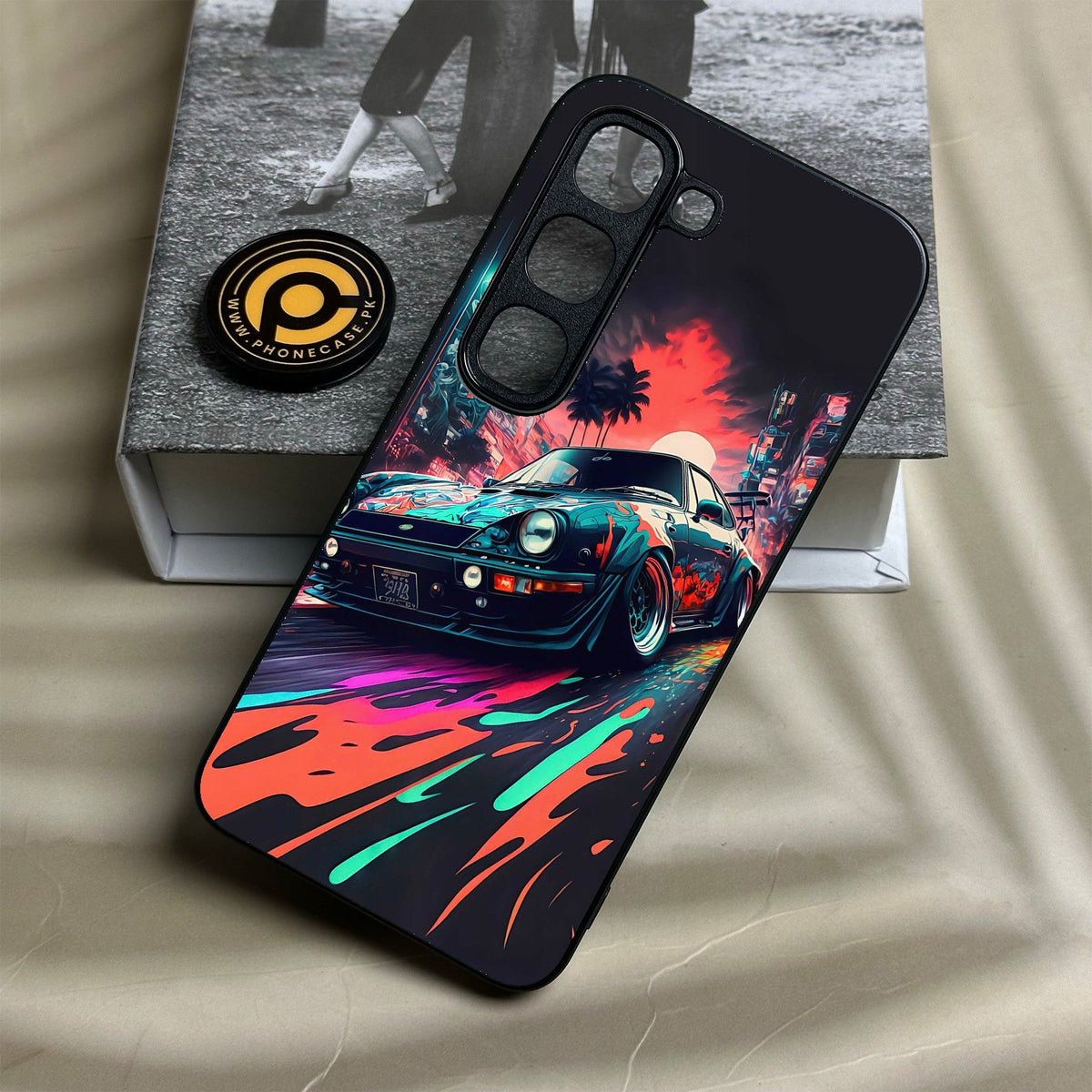 Infinix Hot 70 Pro - Racing Series 2.0 Design 7 - Premium Metal Printed Soft Bumper Shock Proof Case