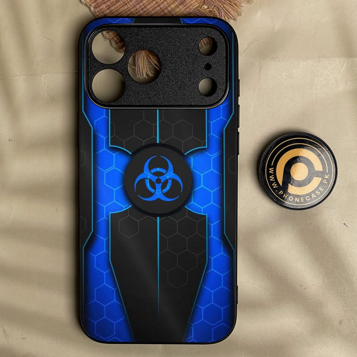Iphone 18 Pro Max - Biohazard Design 1 - Premium Metal Printed Soft Bumper Shock Proof Case