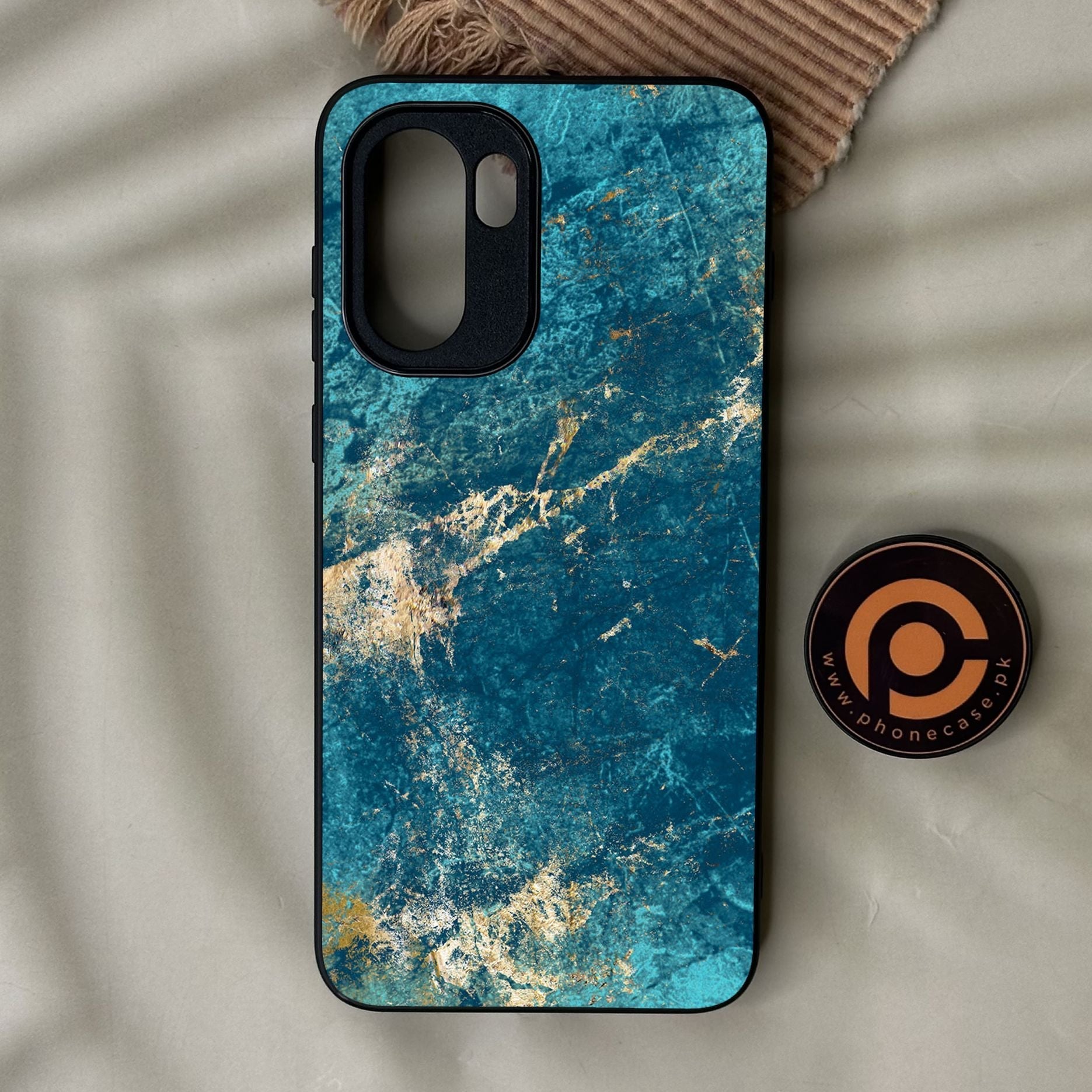 OnePlus Ace 6 - Blue 2.0 Design 9 - Premium Metal Printed Soft Bumper Shock Proof Case