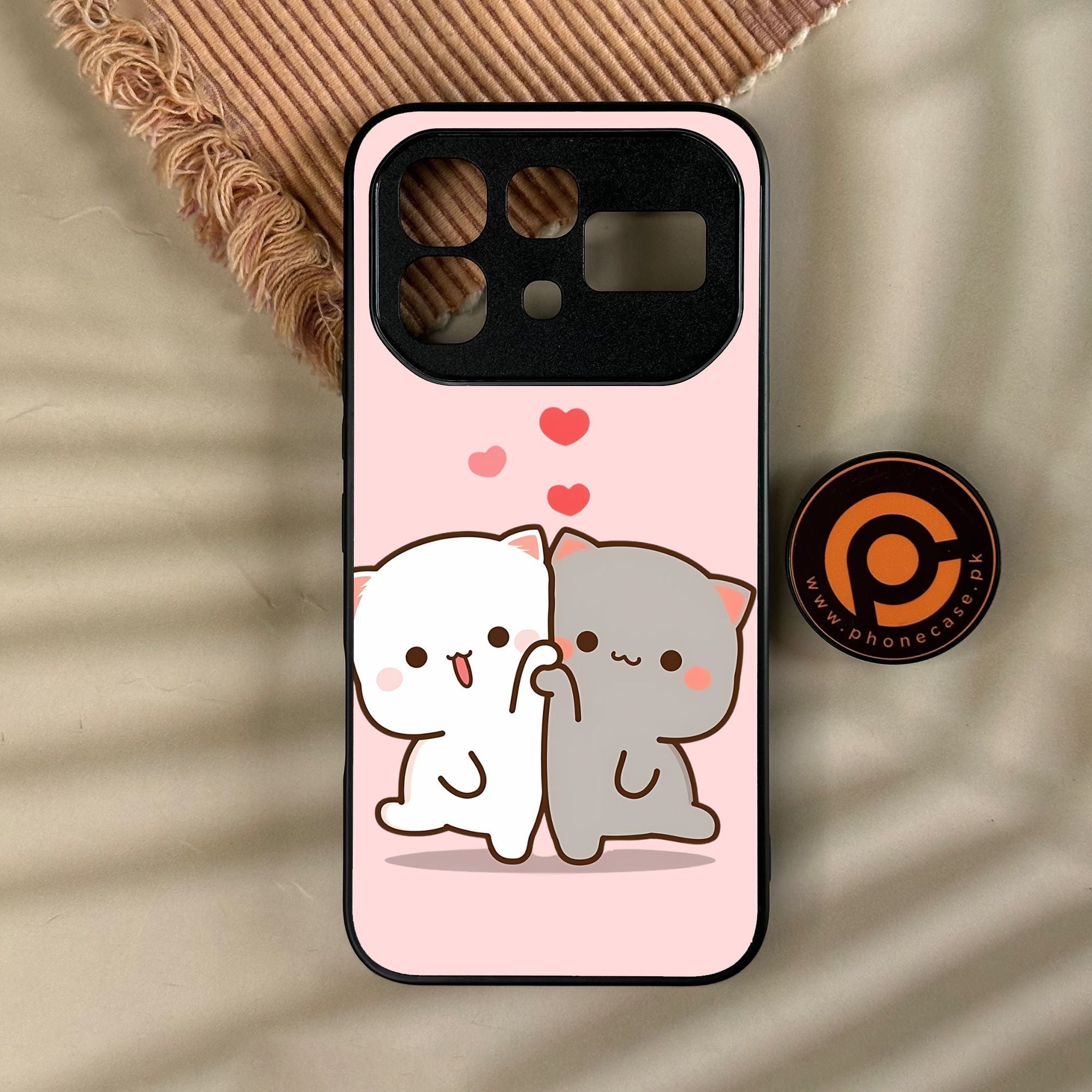 Infinix Note 60 - Cute Bubu Dudu Design 6 - Premium Metal Printed Soft Bumper Shock Proof Case