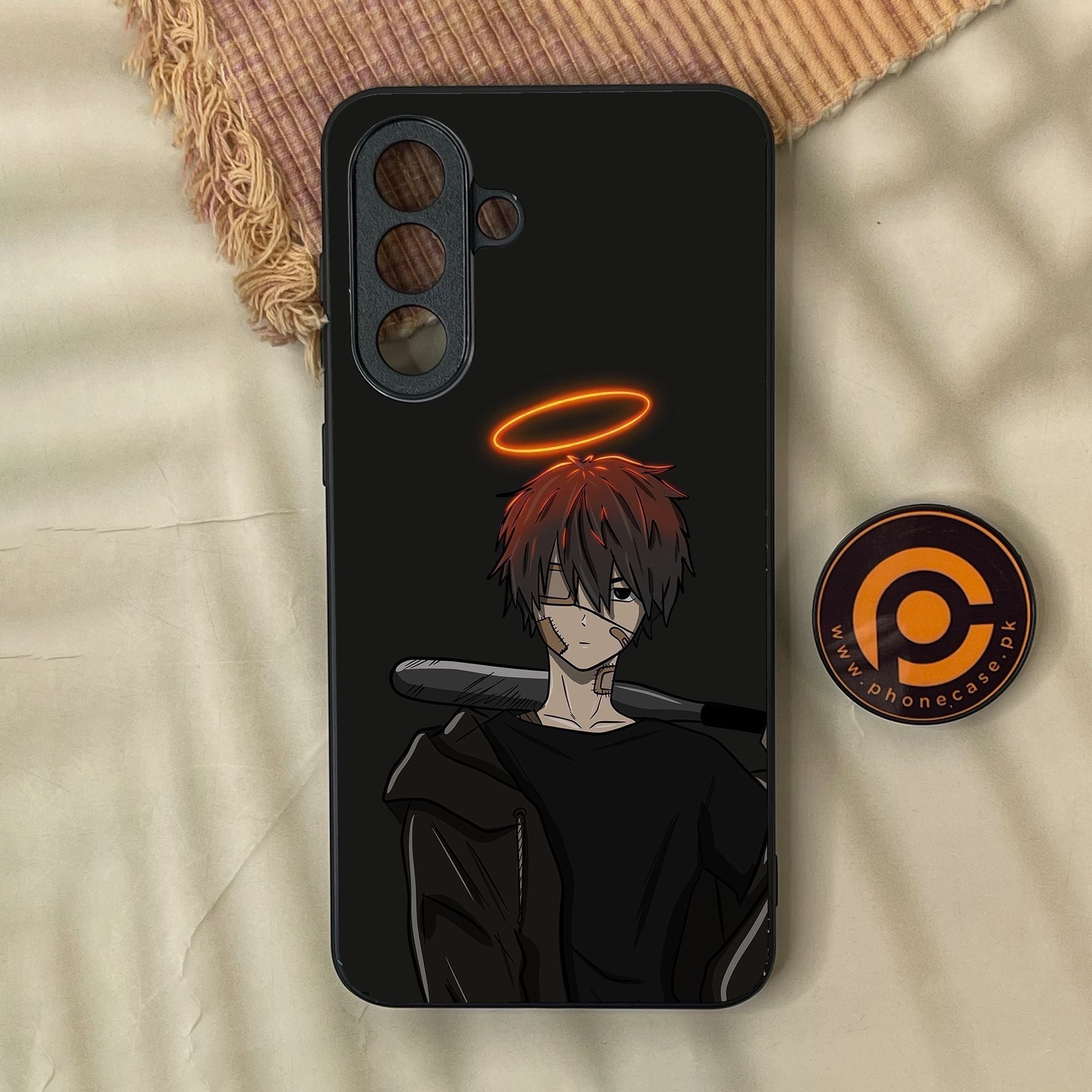 Samsung Galaxy A37 - Anime Series Design 6 - Premium Metal Printed Soft Bumper Shock Proof Case