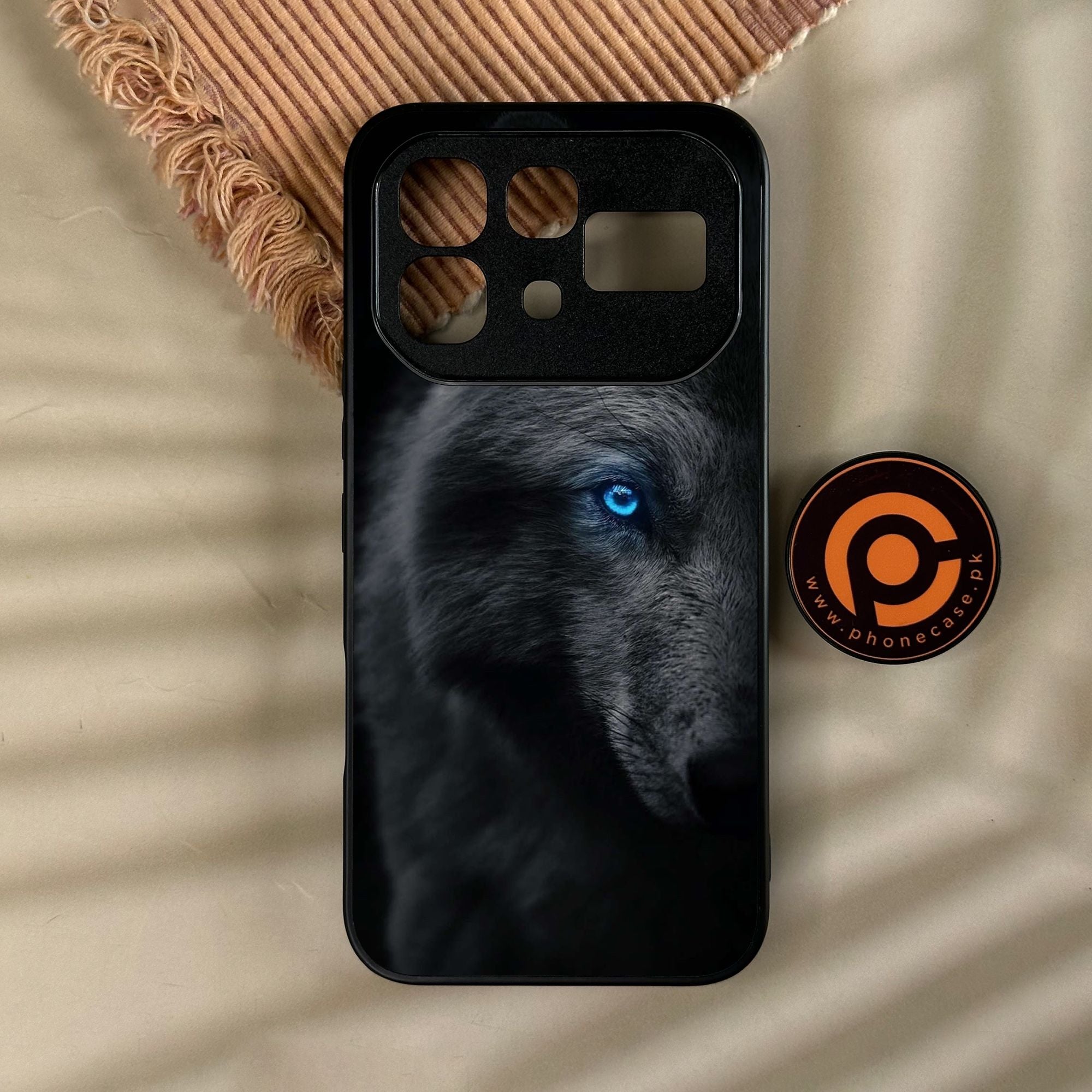 Infinix Note 60 - Wolf Design 9 - Premium Metal Printed Soft Bumper Shock Proof Case