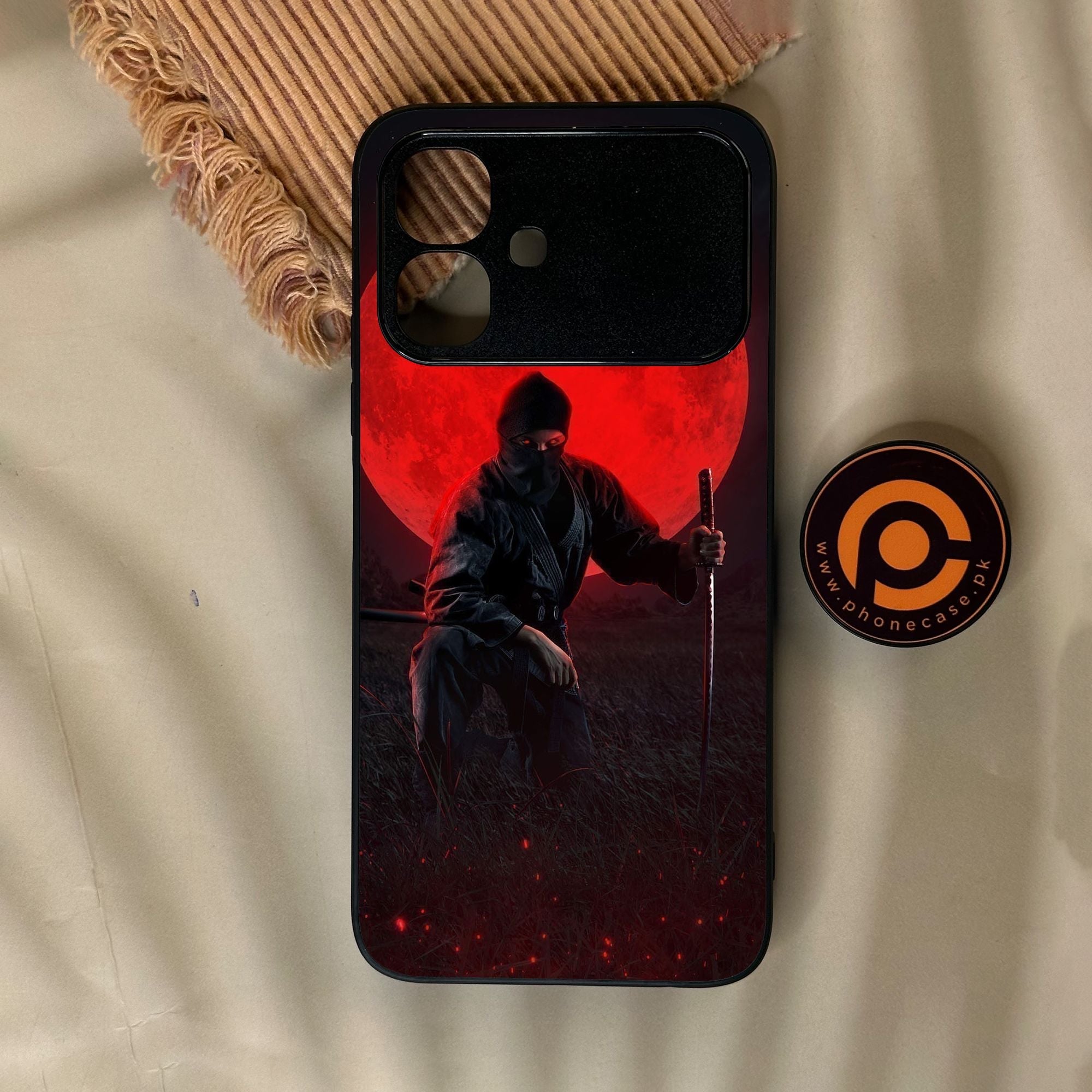Infinix Smart 20 - Ninja Design 10 - Premium Metal Printed Soft Bumper Shock Proof Case