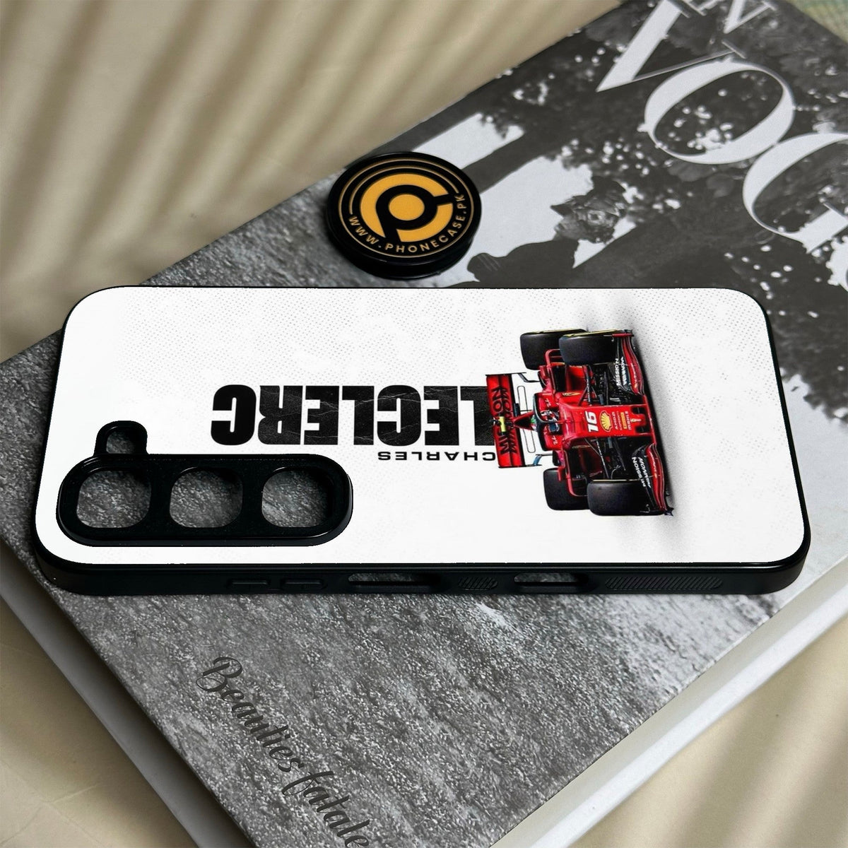 Infinix Hot 70 Pro - Formula 1 Design 9 - Premium Metal Printed Soft Bumper Shock Proof Case