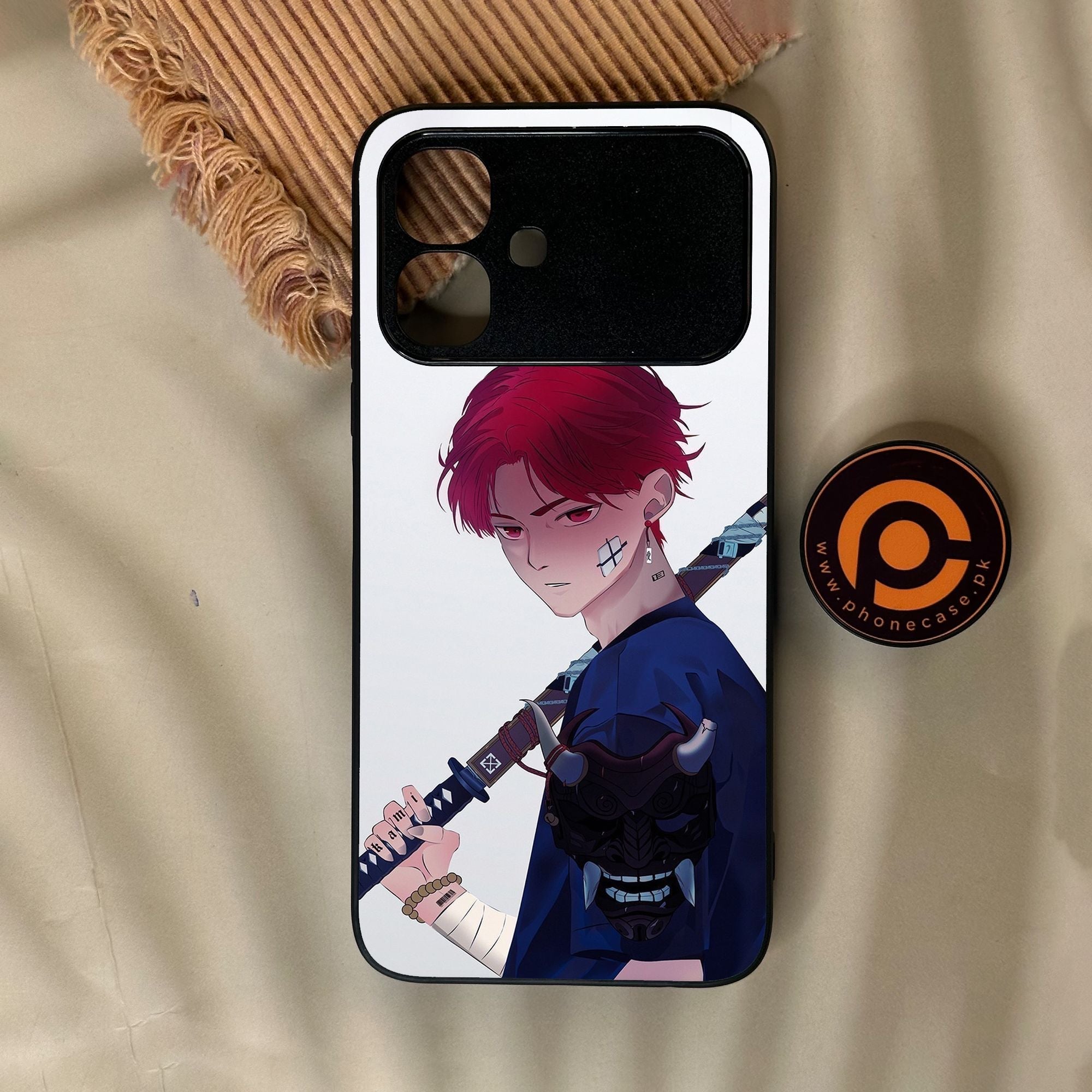 Infinix Smart 20 - Anime Series Design 8 - Premium Metal Printed Soft Bumper Shock Proof Case