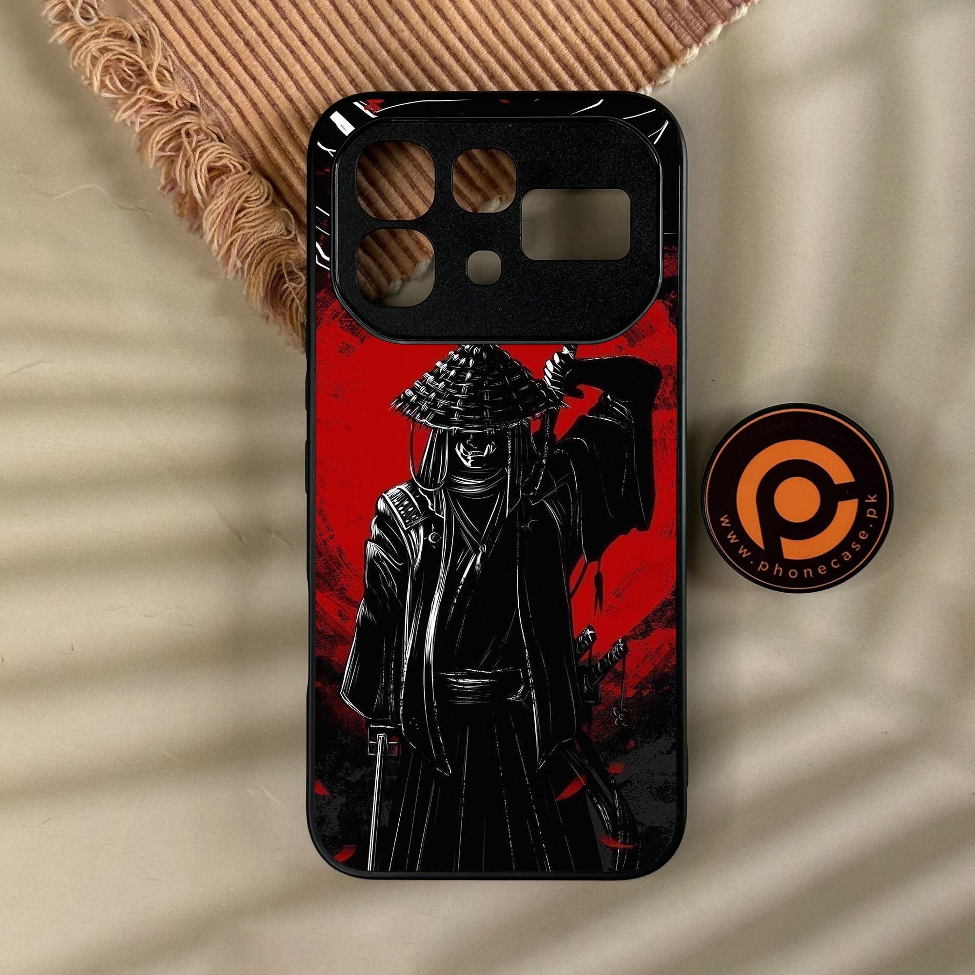 Infinix Note 60 Pro - Ninja Design 6 - Premium Metal Printed Soft Bumper Shock Proof Case