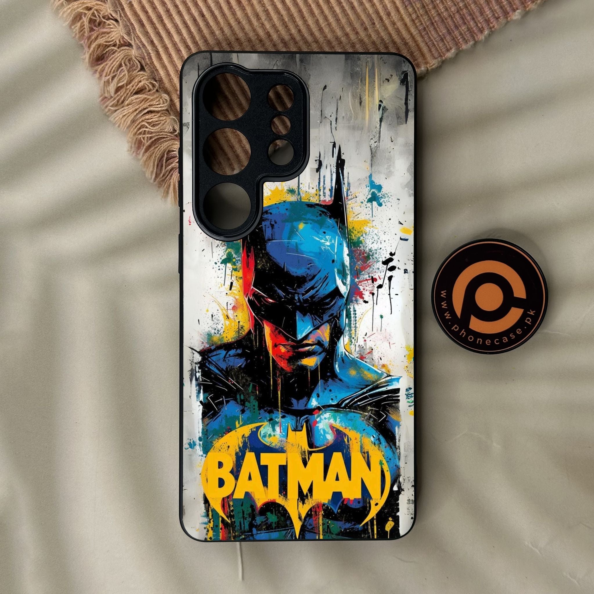 Galaxy S26 Ultra - Vivid Justice - Premium Metal Printed Soft Bumper Shock Proof Case