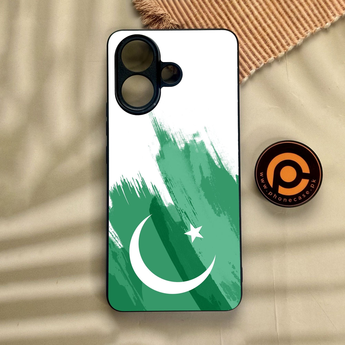 Vivo V60 Lite  - Pakistan Design 8 - Premium Metal Printed Soft Bumper Shock Proof Case CS-44069