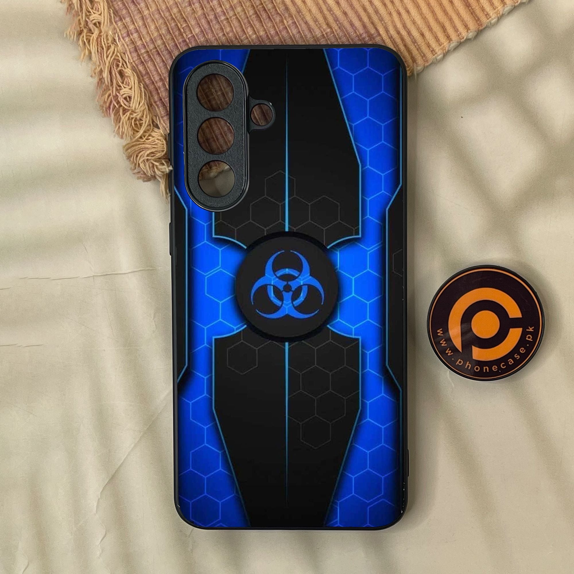 Samsung Galaxy A57 - Biohazard Design 1 - Premium Metal Printed Soft Bumper Shock Proof Case