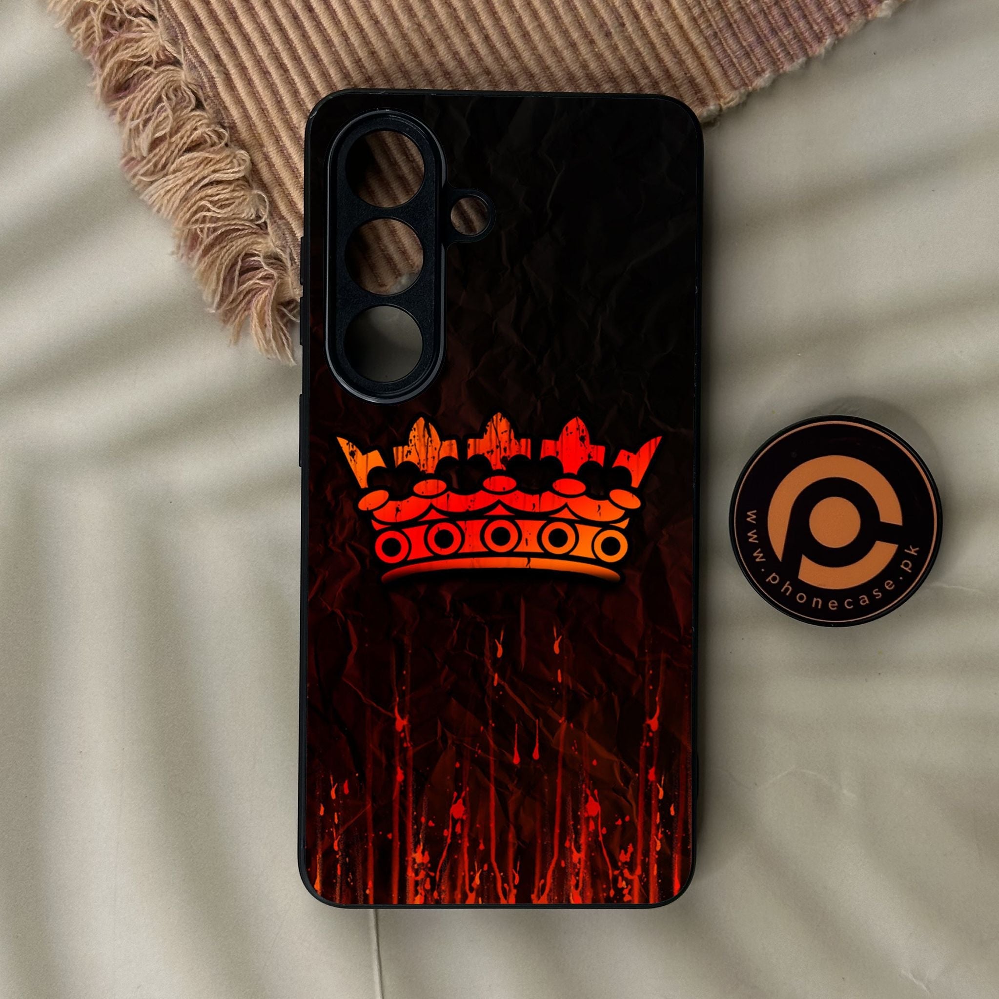 Galaxy S26 - King Design 4 - Premium Metal Printed Soft Bumper Shock Proof Case