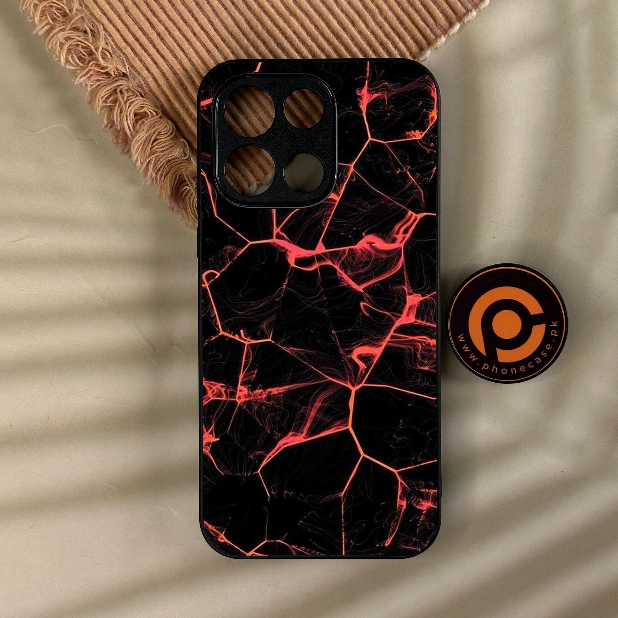 OnePlus Turbo 6 - Black Marble Design 8 - Premium Metal Printed Soft Bumper Shock Proof Case
