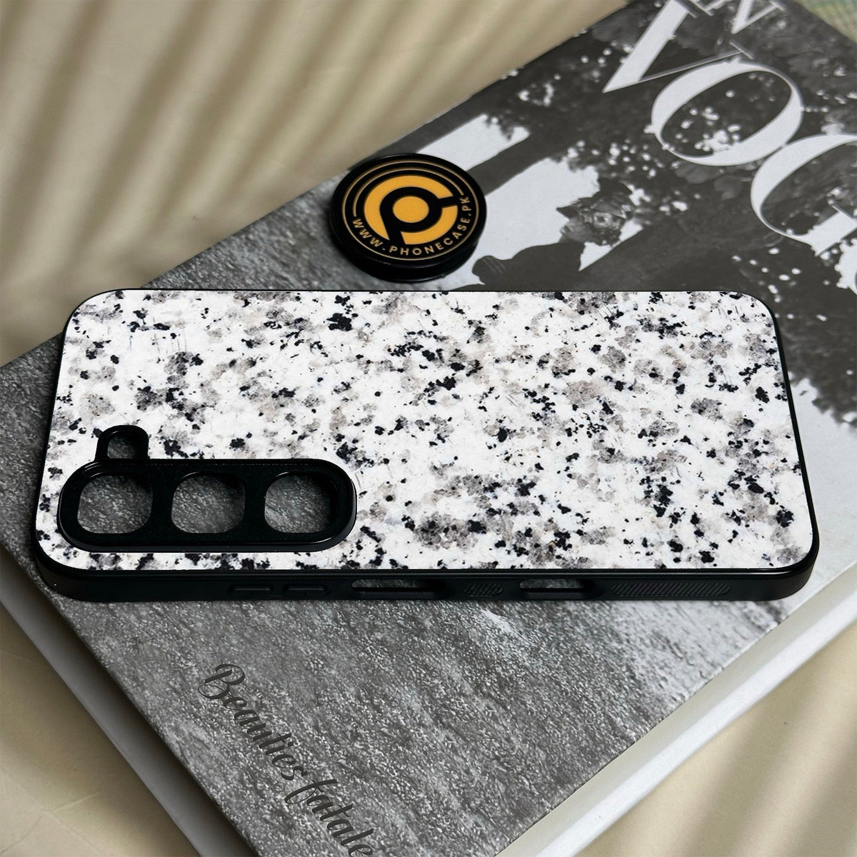 Infinix Hot 70 Pro - White Design 9 - Premium Metal Printed Soft Bumper Shock Proof Case