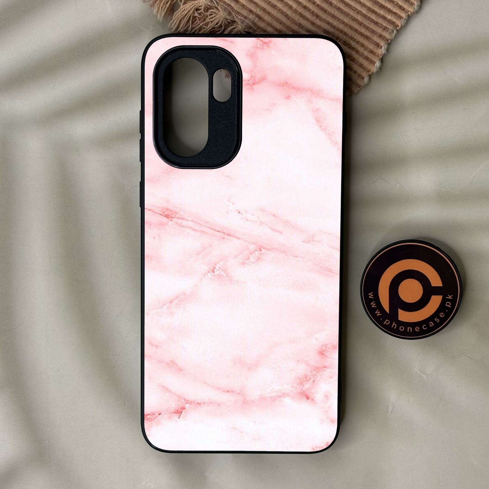 OnePlus Ace 6 - Pink Design 2 - Premium Metal Printed Soft Bumper Shock Proof Case