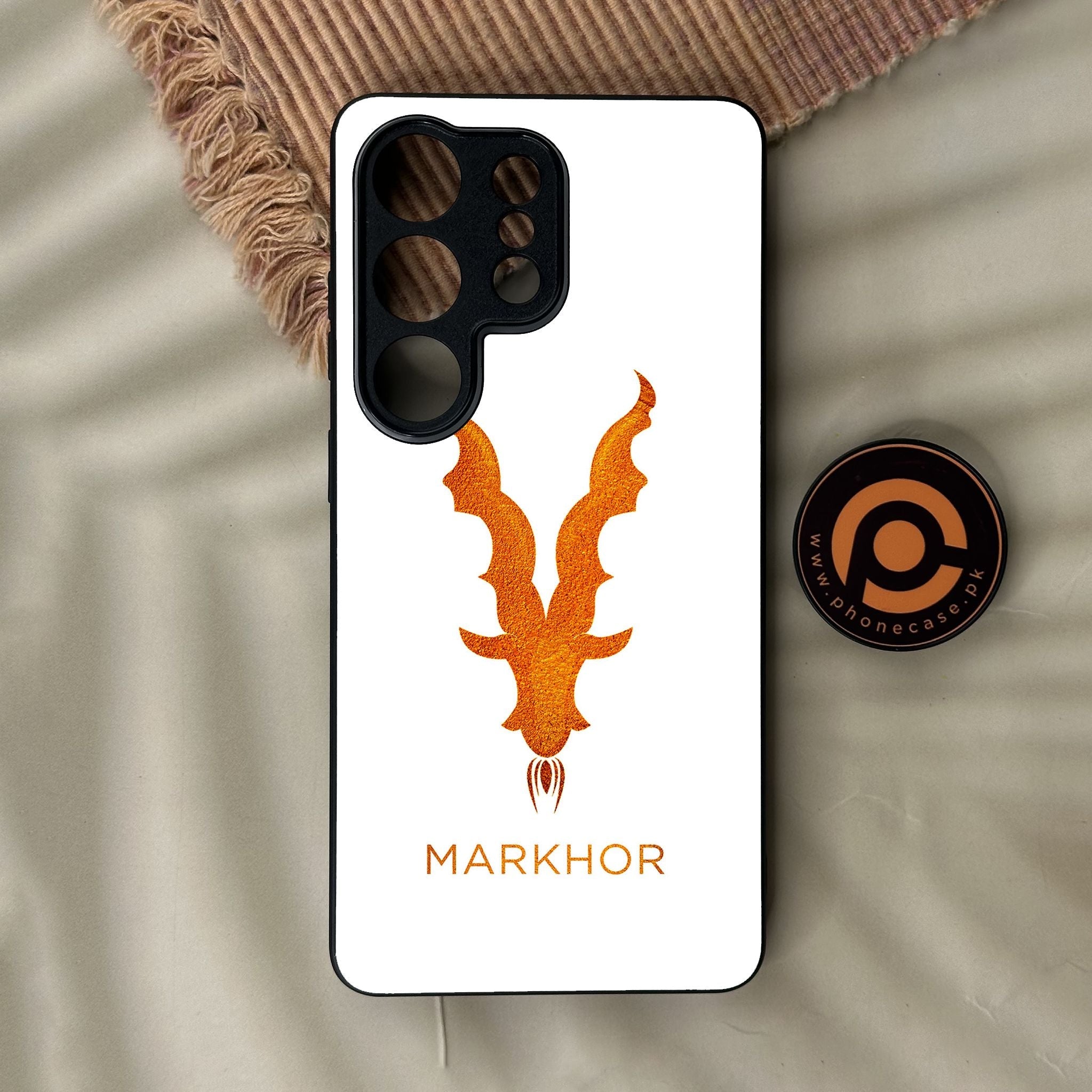 Galaxy S26 Ultra - Markhor Design 11 - Premium Metal Printed Soft Bumper Shock Proof Case