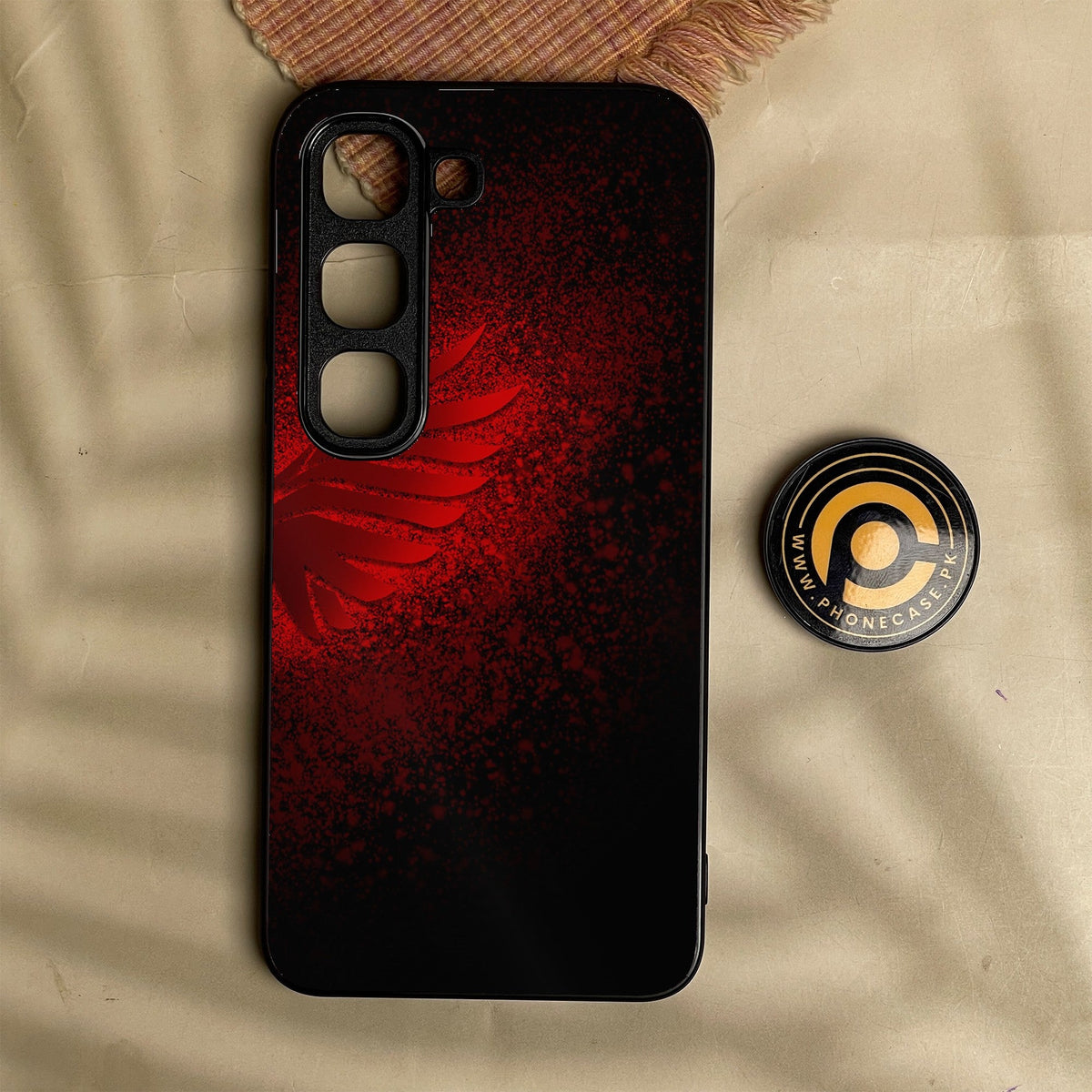 Infinix Hot 70 Pro - Angel 2.0 Design 2 - Premium Metal Printed Soft Bumper Shock Proof Case