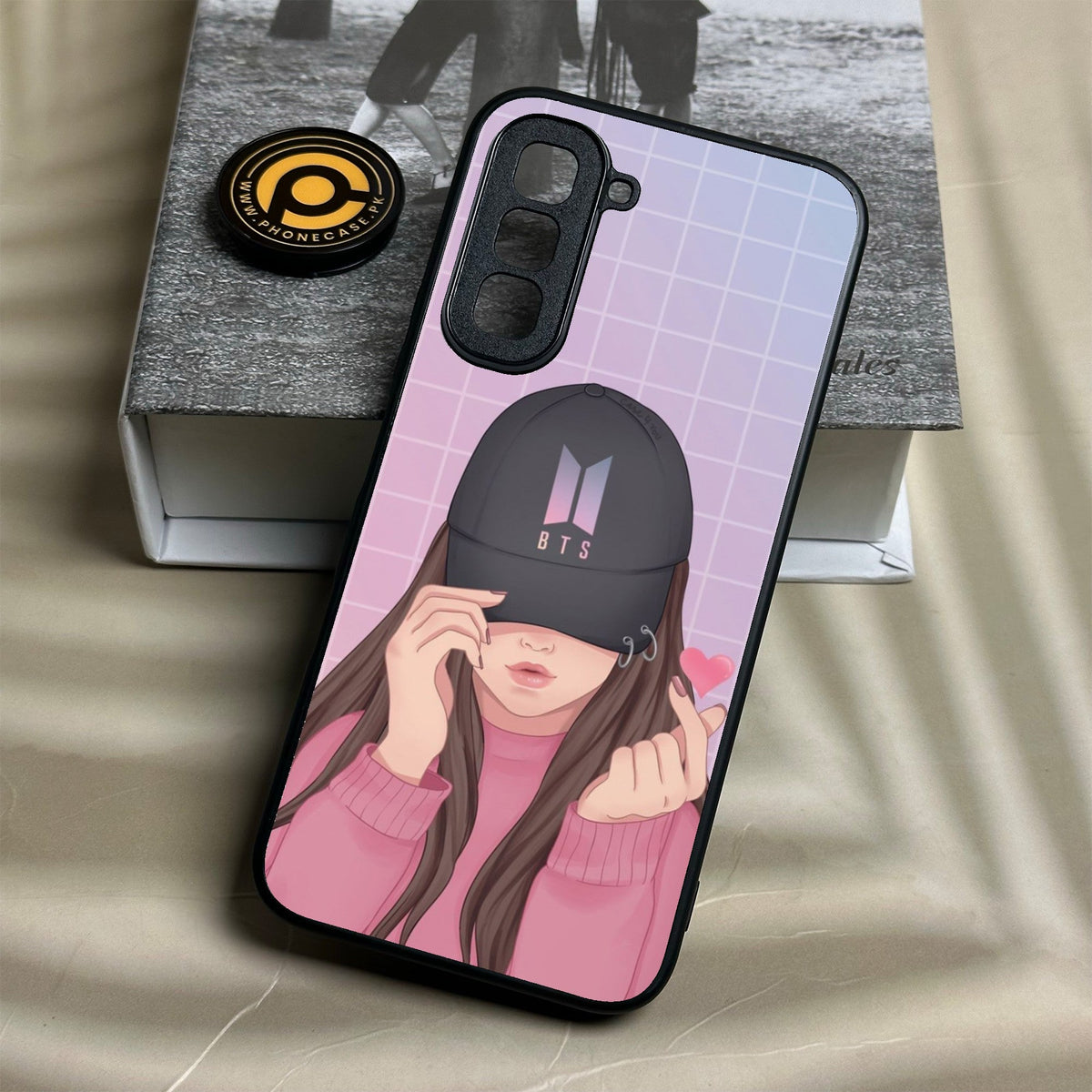 Infinix Hot 70 - Anime Girls Design 3 - Premium Metal Printed Soft Bumper Shock Proof Case