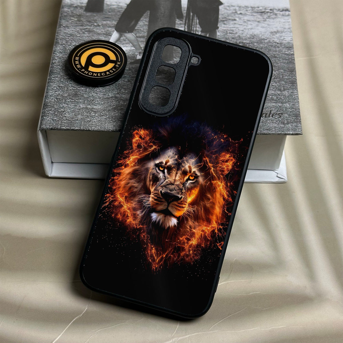 Infinix Hot 70 - Tiger 2.0 Design 7 - Premium Metal Printed Soft Bumper Shock Proof Case