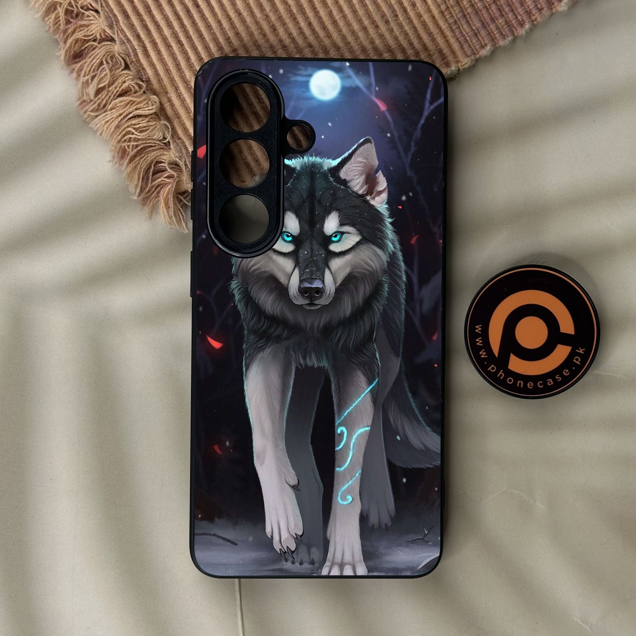 Galaxy S26 - Wolf Design 8 - Premium Metal Printed Soft Bumper Shock Proof Case