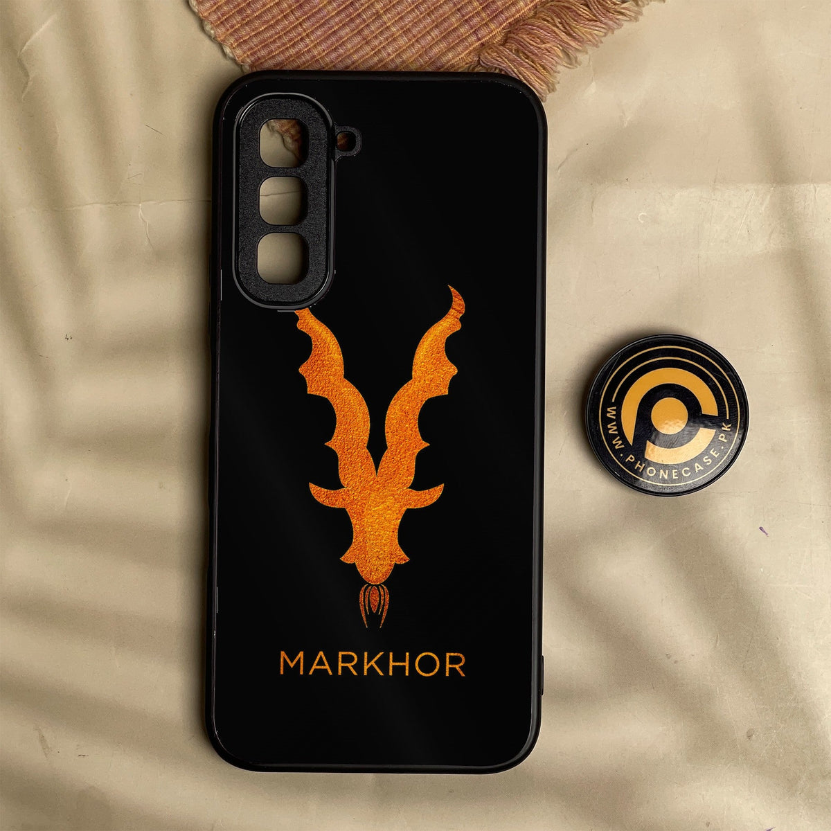 Infinix Hot 70 - Markhor Design 12 - Premium Metal Printed Soft Bumper Shock Proof Case