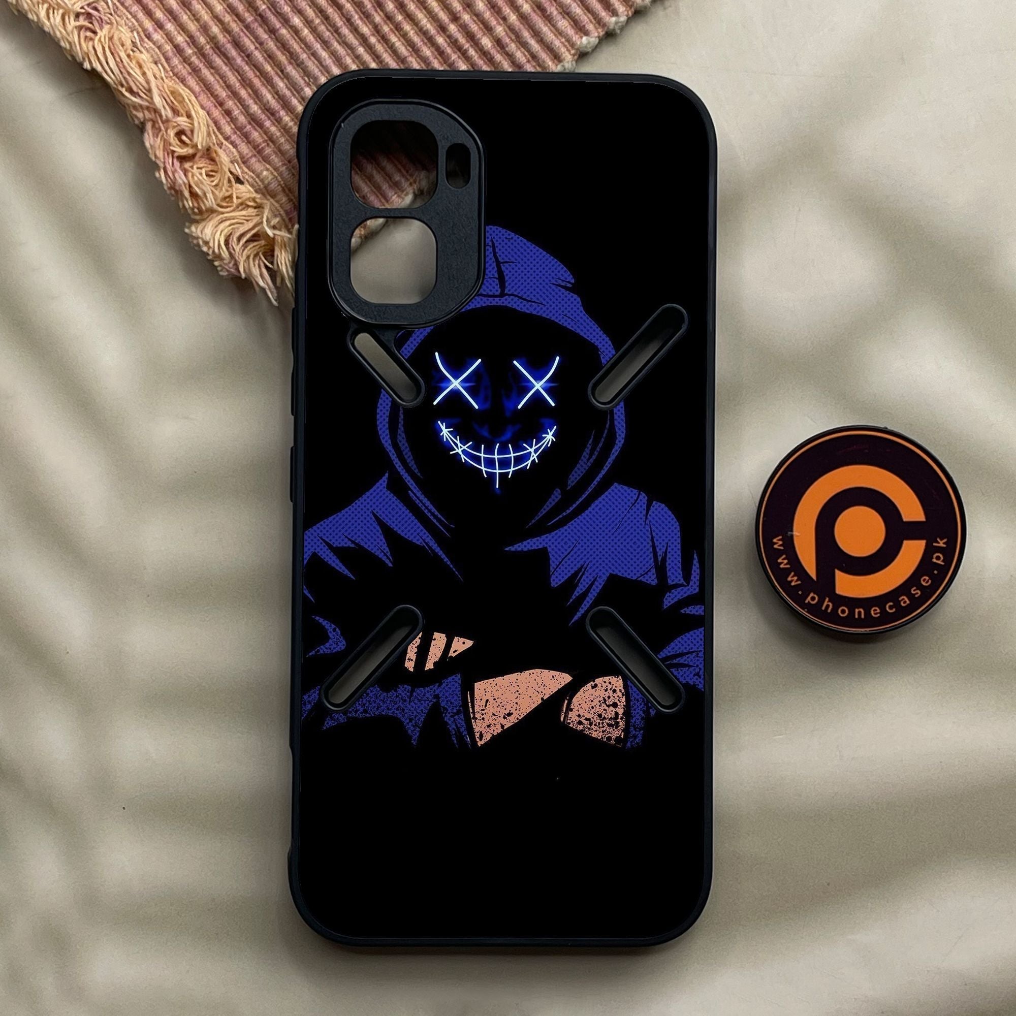 Infinix GT 50 Pro - Anonymous 2.0 Design 10 - Premium Metal Printed Soft Bumper Shock Proof Case