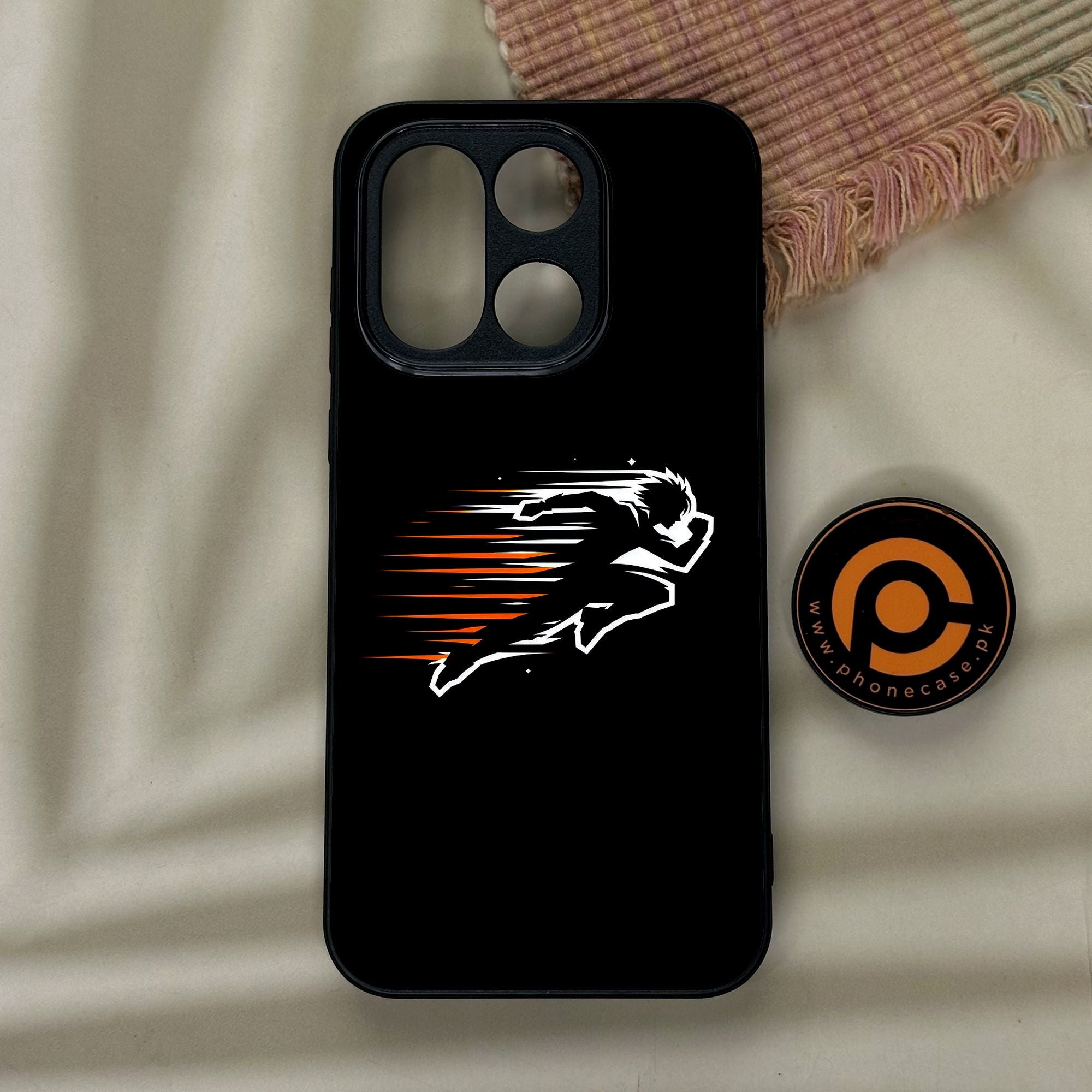 OnePlus 15 - Minimalistic Design 9 - Premium Metal Printed Soft Bumper Shock Proof Case