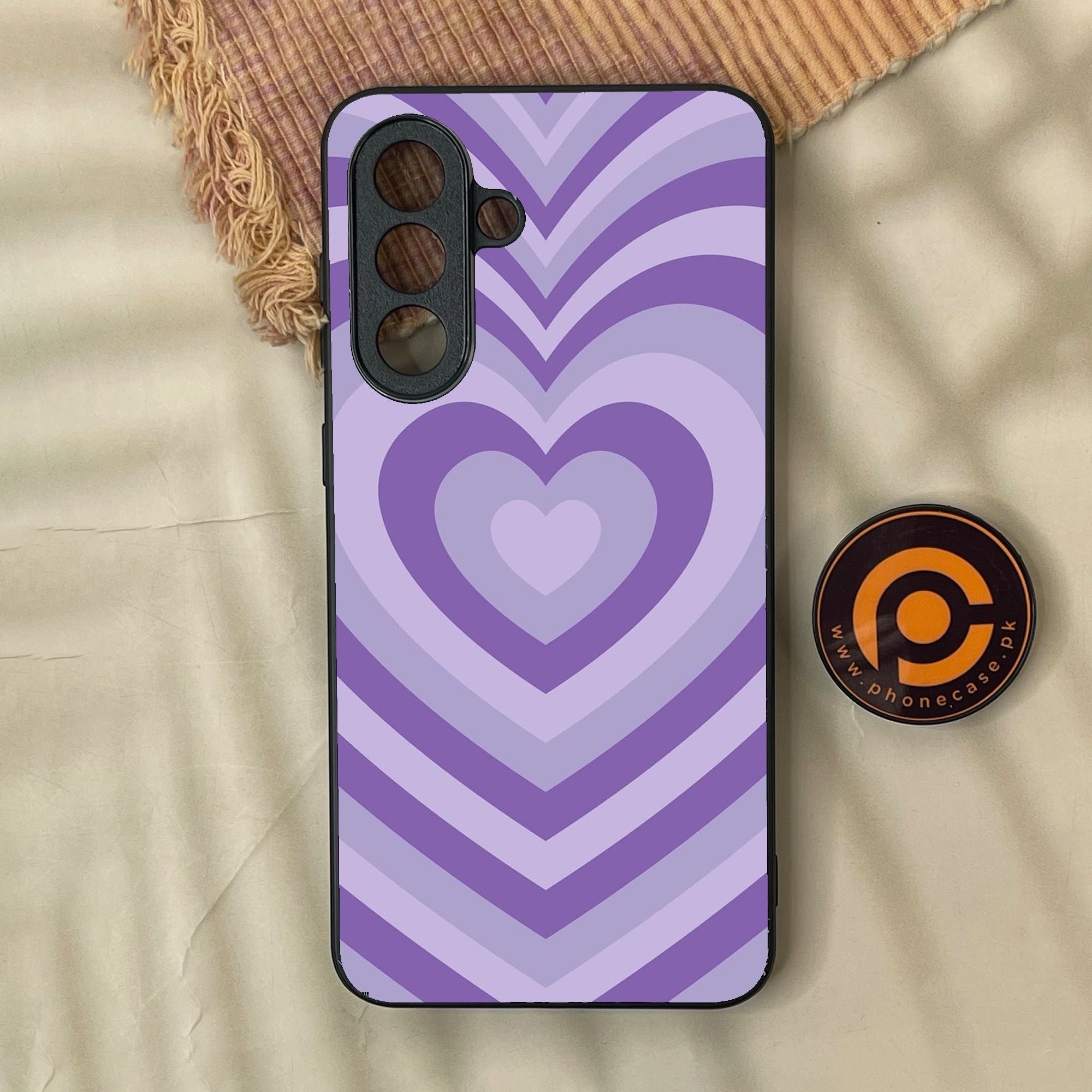 Samsung Galaxy A57 - Heartbeat Design 8 - Premium Metal Printed Soft Bumper Shock Proof Case