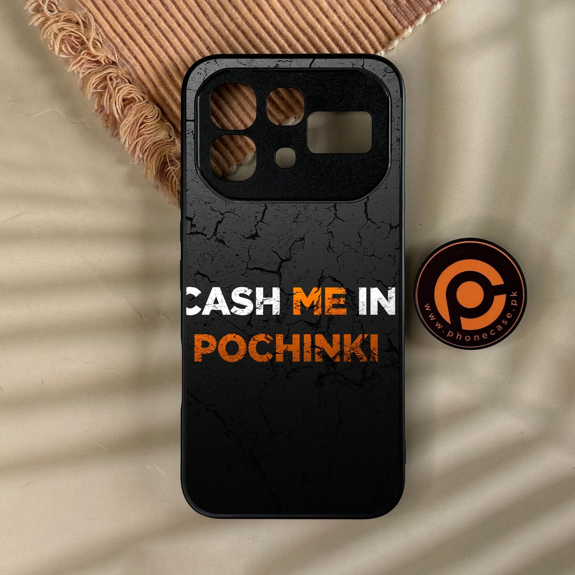 Infinix Note 60 - Cash Me - Premium Metal Printed Soft Bumper Shock Proof Case