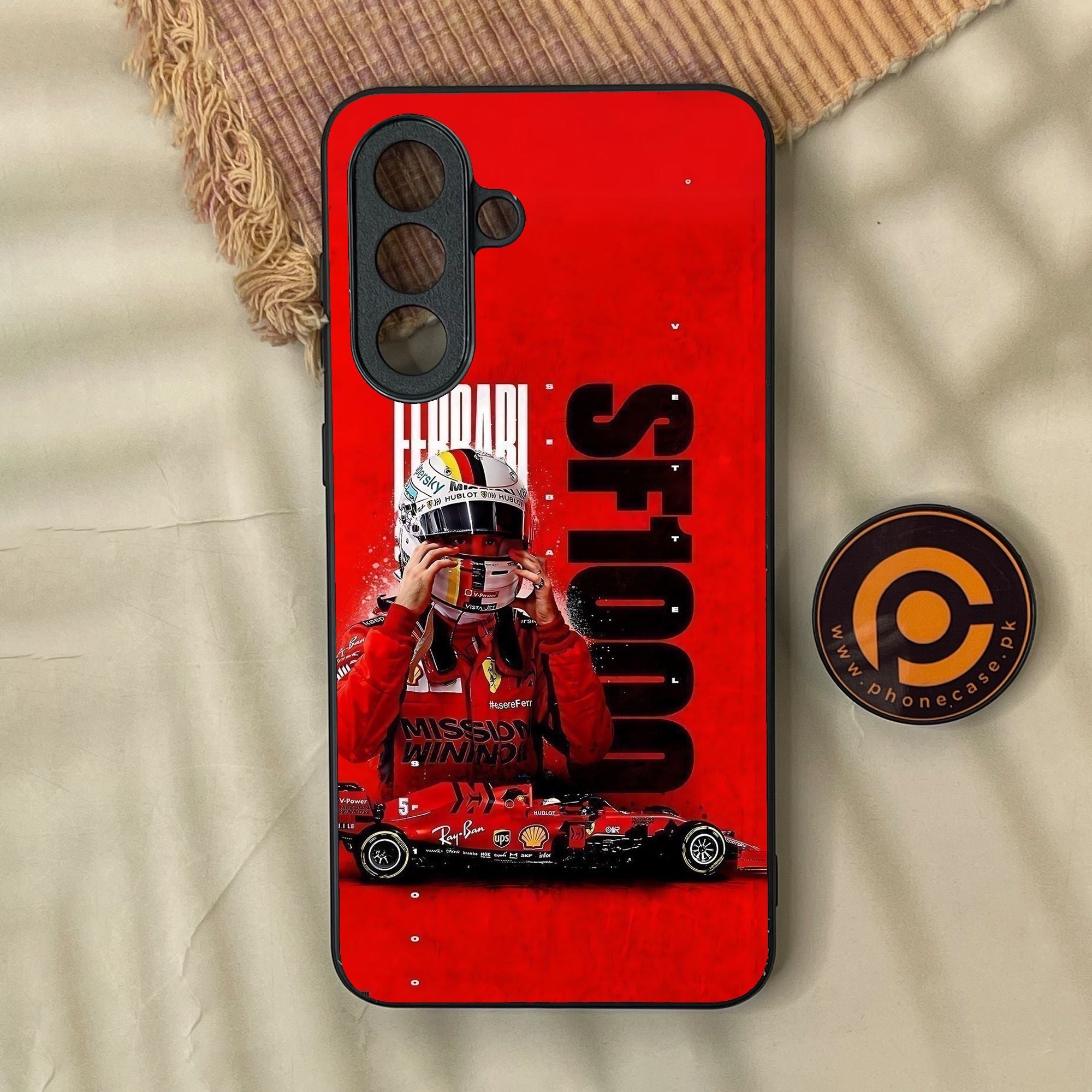 Samsung Galaxy A37 - Formula 1 Design 8 - Premium Metal Printed Soft Bumper Shock Proof Case