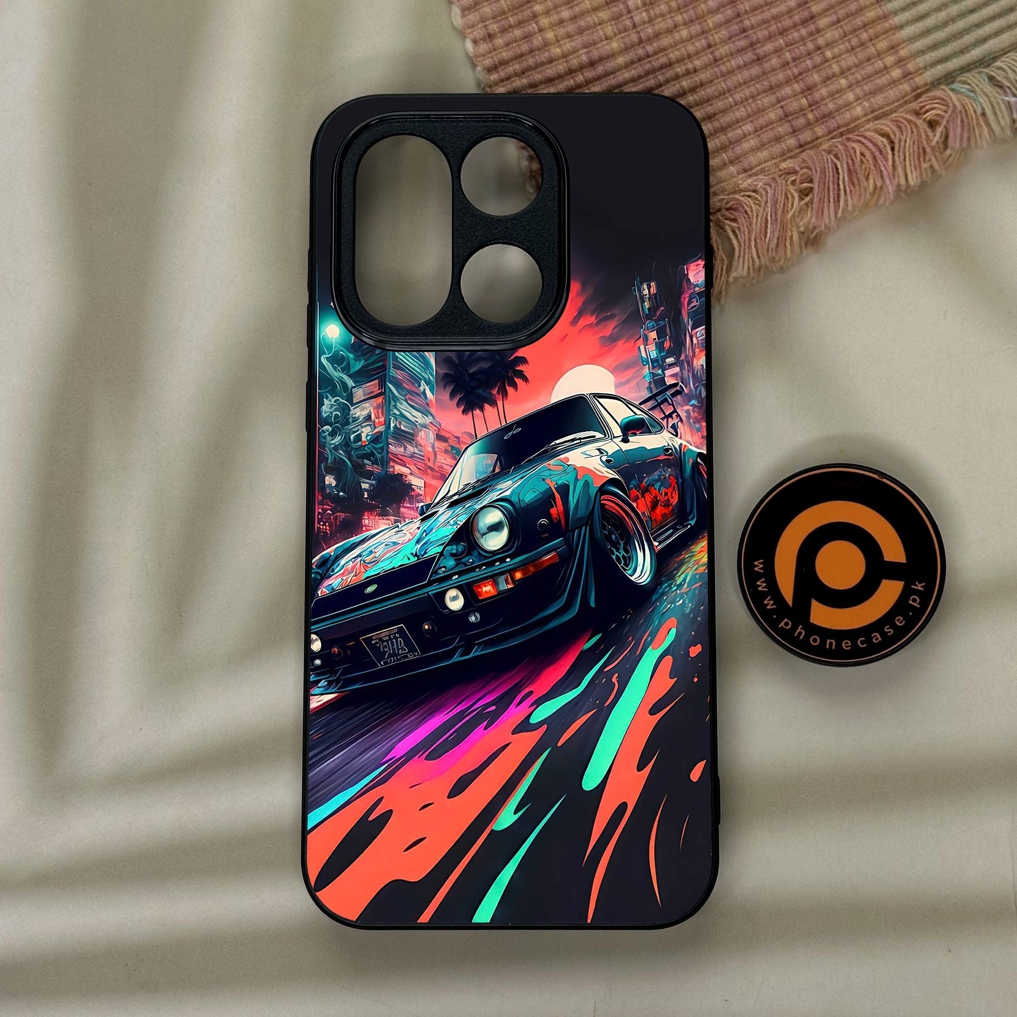 OnePlus 15 - Racing Series 2.0 Design 7 - Premium Metal Printed Soft Bumper Shock Proof Case