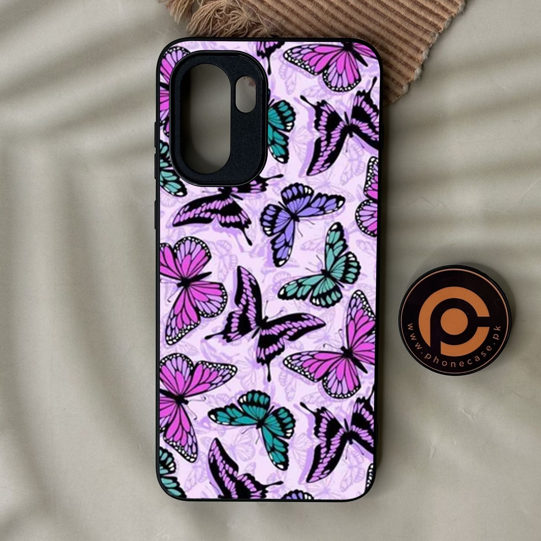 OnePlus 15R - Butterflies Design 10 - Premium Metal Printed Soft Bumper Shock Proof Case