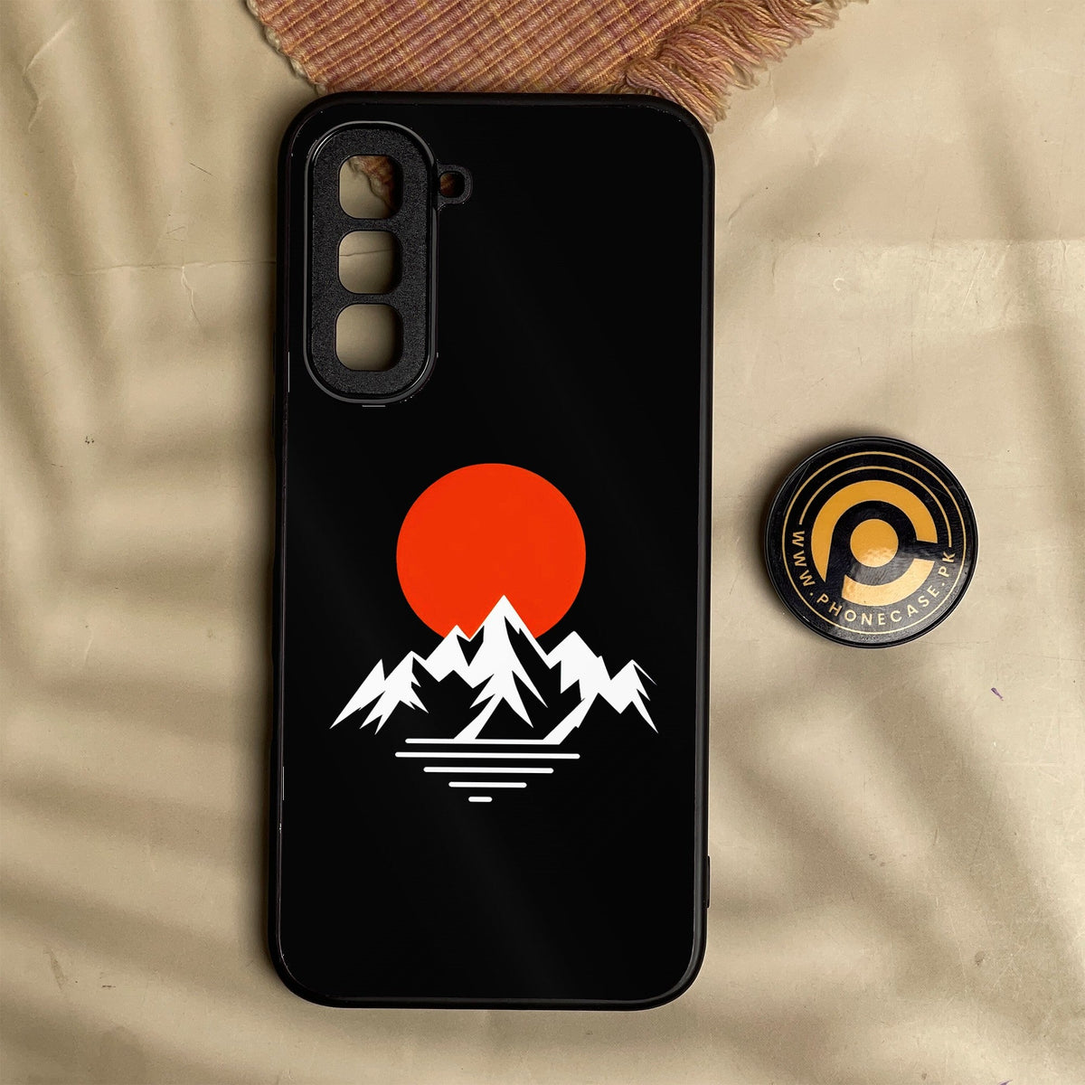 Infinix Hot 70 - Minimalistic Design 2 - Premium Metal Printed Soft Bumper Shock Proof Case