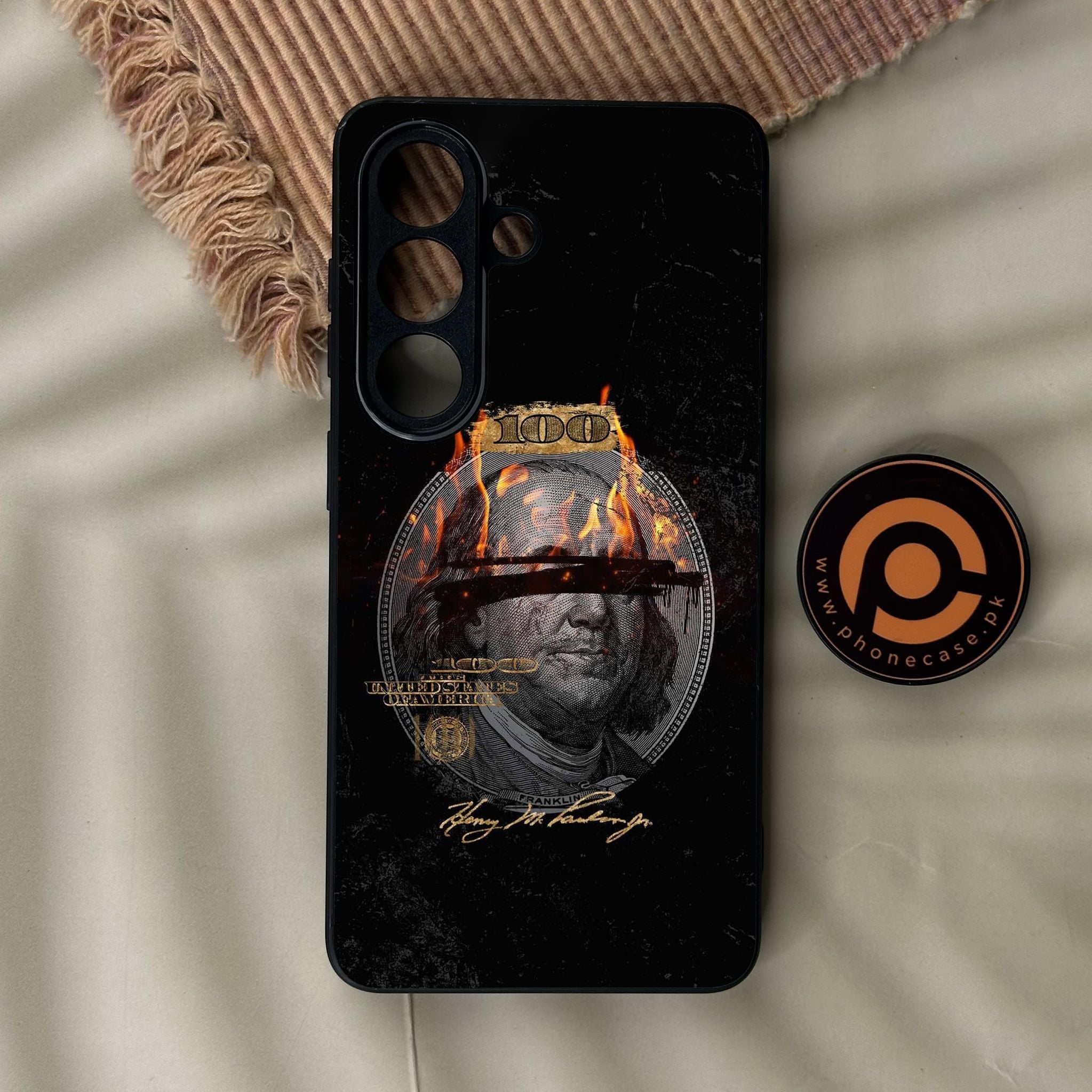 Galaxy S26 - Dollar Design 10 - Premium Metal Printed Soft Bumper Shock Proof Case