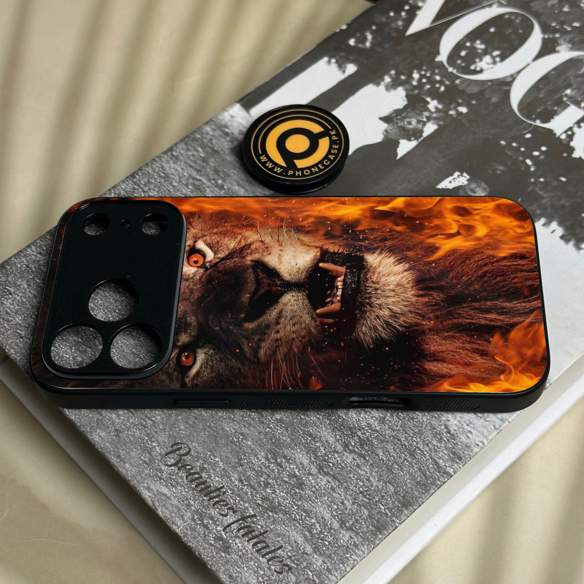 Iphone 18 Pro Max - Tiger Design 2 - Premium Metal Printed Soft Bumper Shock Proof Case