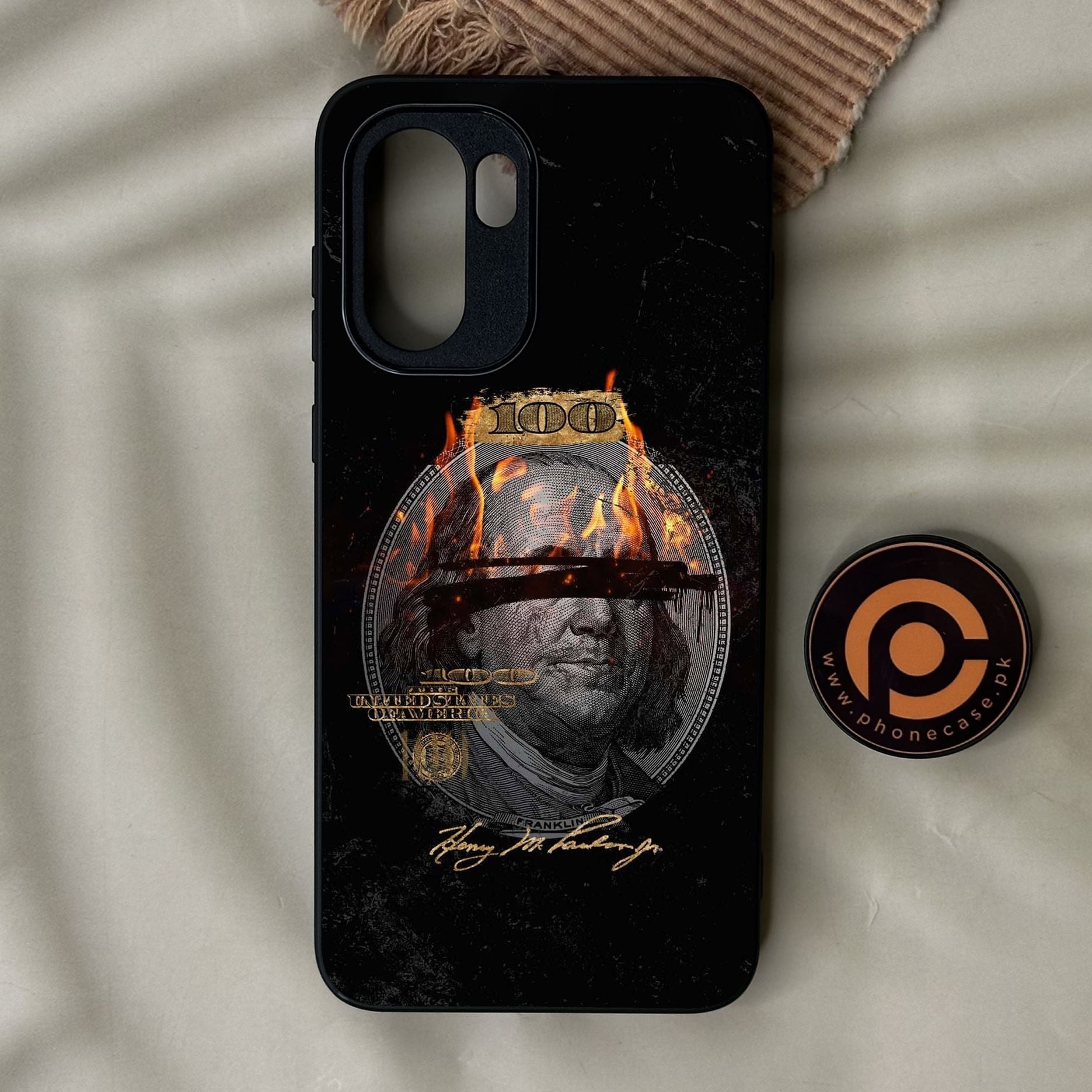 OnePlus Ace 6 - Dollar Design 10 - Premium Metal Printed Soft Bumper Shock Proof Case