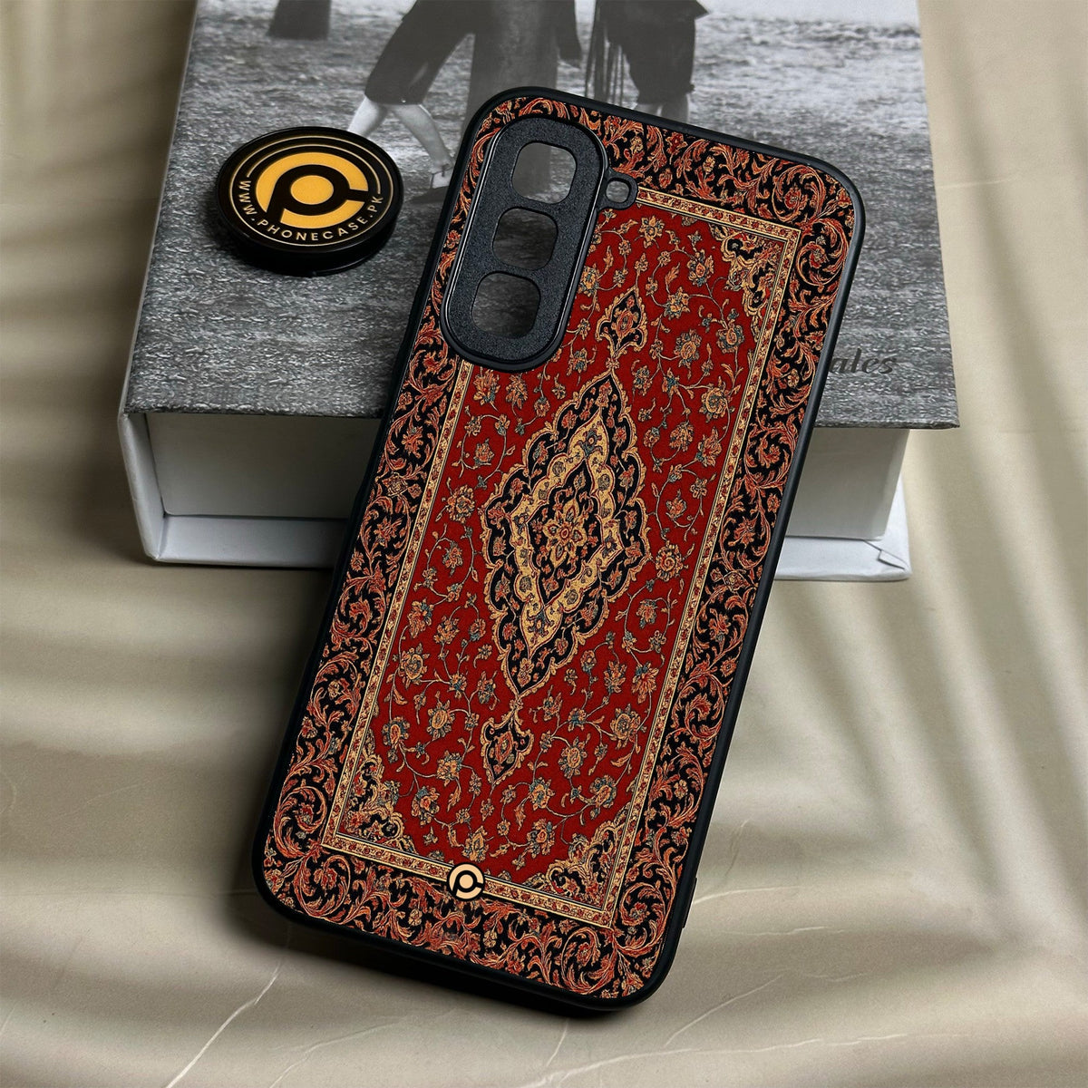 Infinix Hot 70 - Persian Rug Design 1 - Premium Metal Printed Soft Bumper Shock Proof Case
