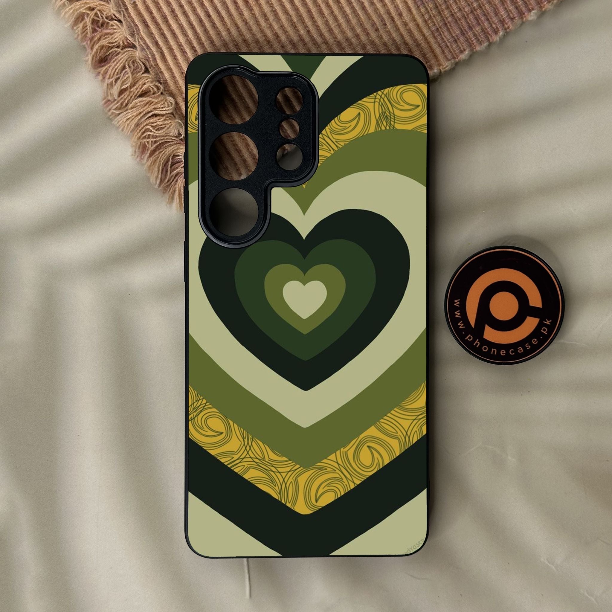 Galaxy S26 Ultra - Heart 2.0 Design 1 - Premium Metal Printed Soft Bumper Shock Proof Case