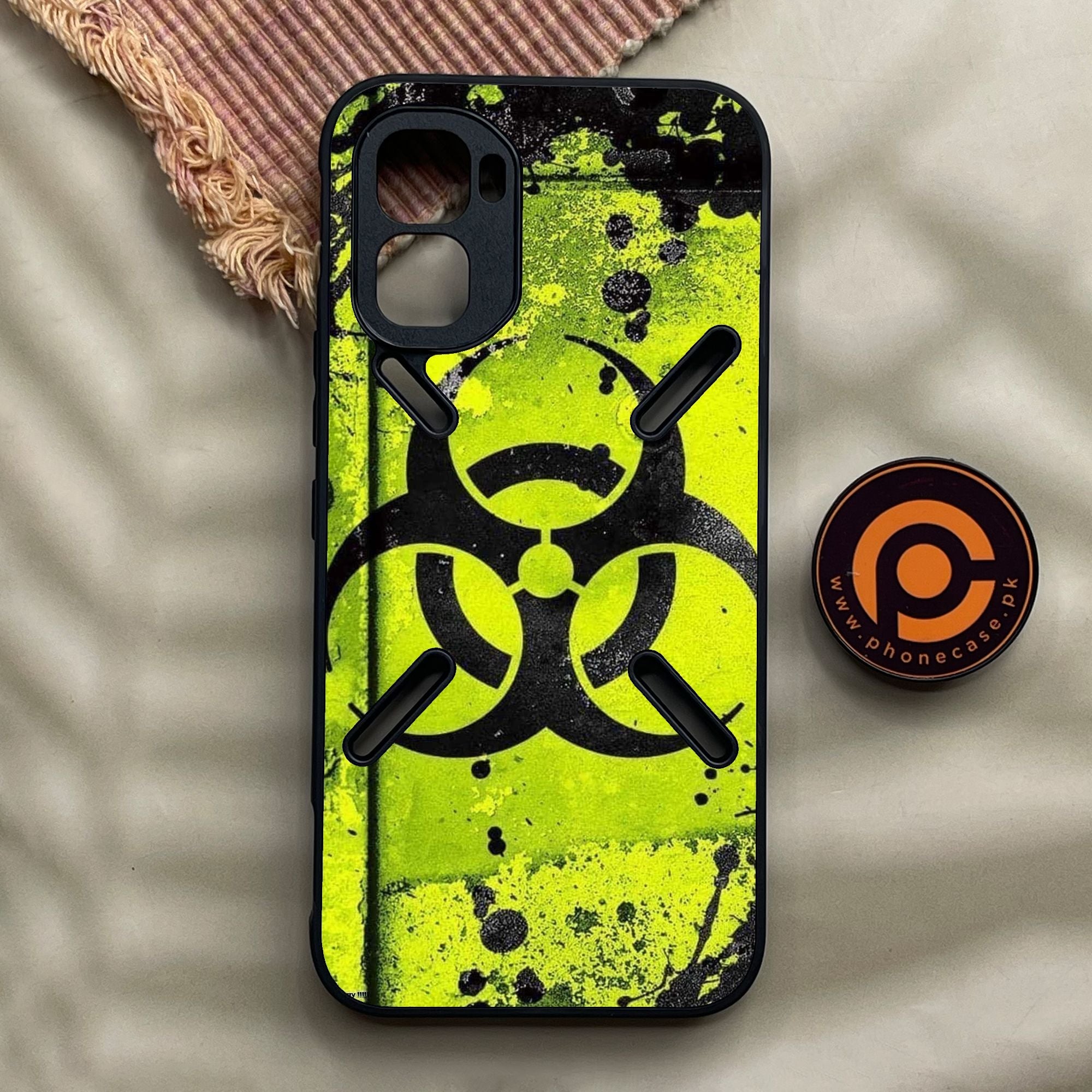 Infinix GT 50 Pro - Biohazard Design 9 - Premium Metal Printed Soft Bumper Shock Proof Case