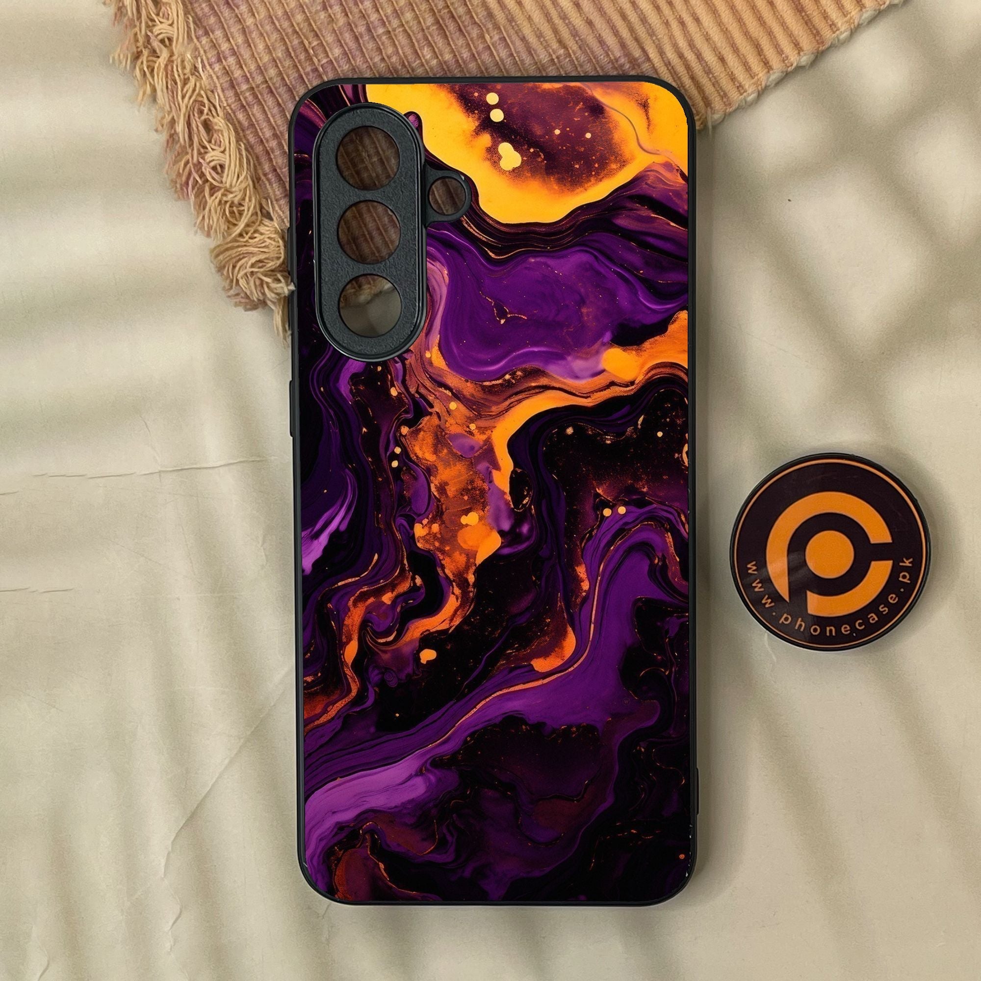 Samsung Galaxy A57 - Liquid 2.0 Design 7 - Premium Metal Printed Soft Bumper Shock Proof Case
