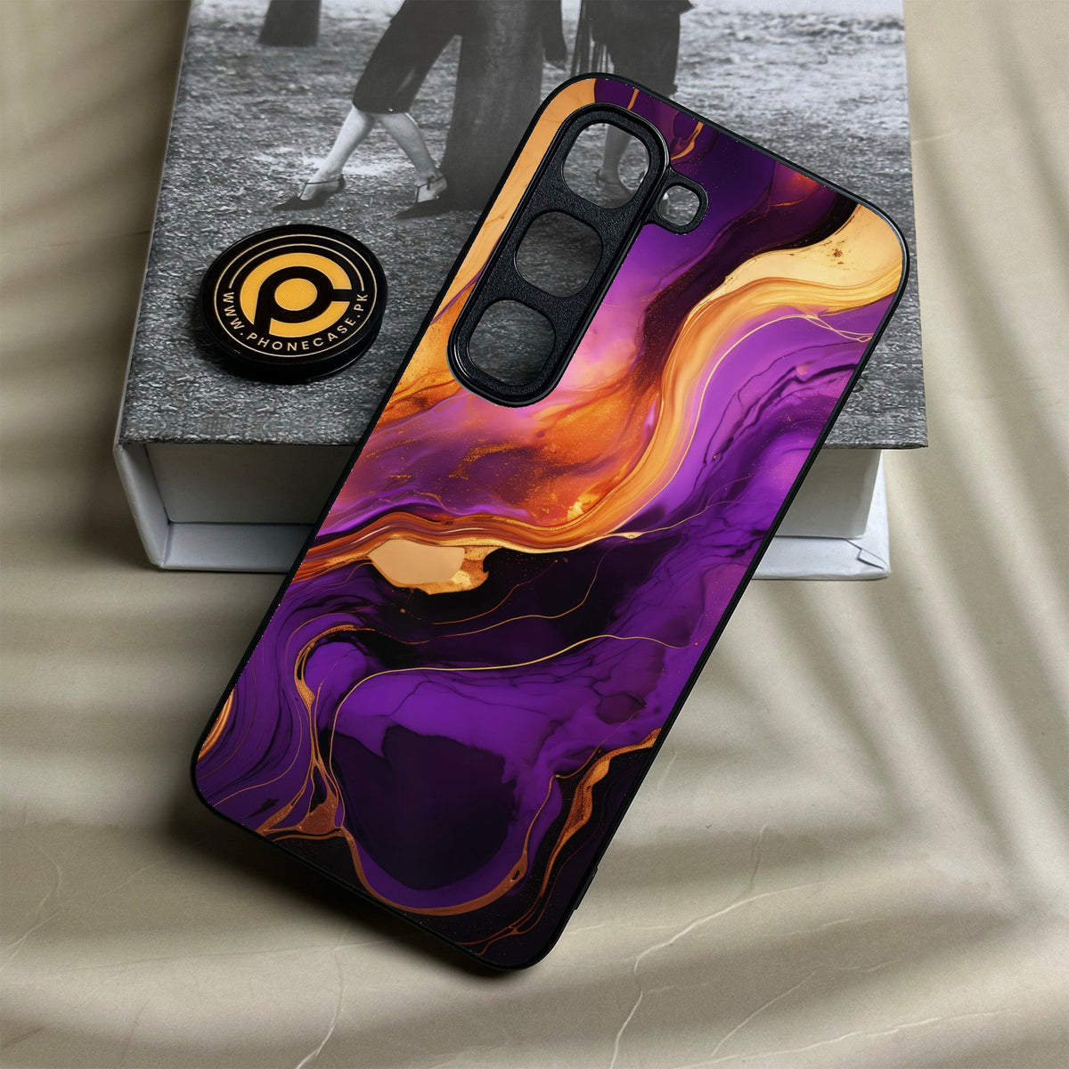 Infinix Hot 70 Pro - Liquid 2.0 Design 5 - Premium Metal Printed Soft Bumper Shock Proof Case