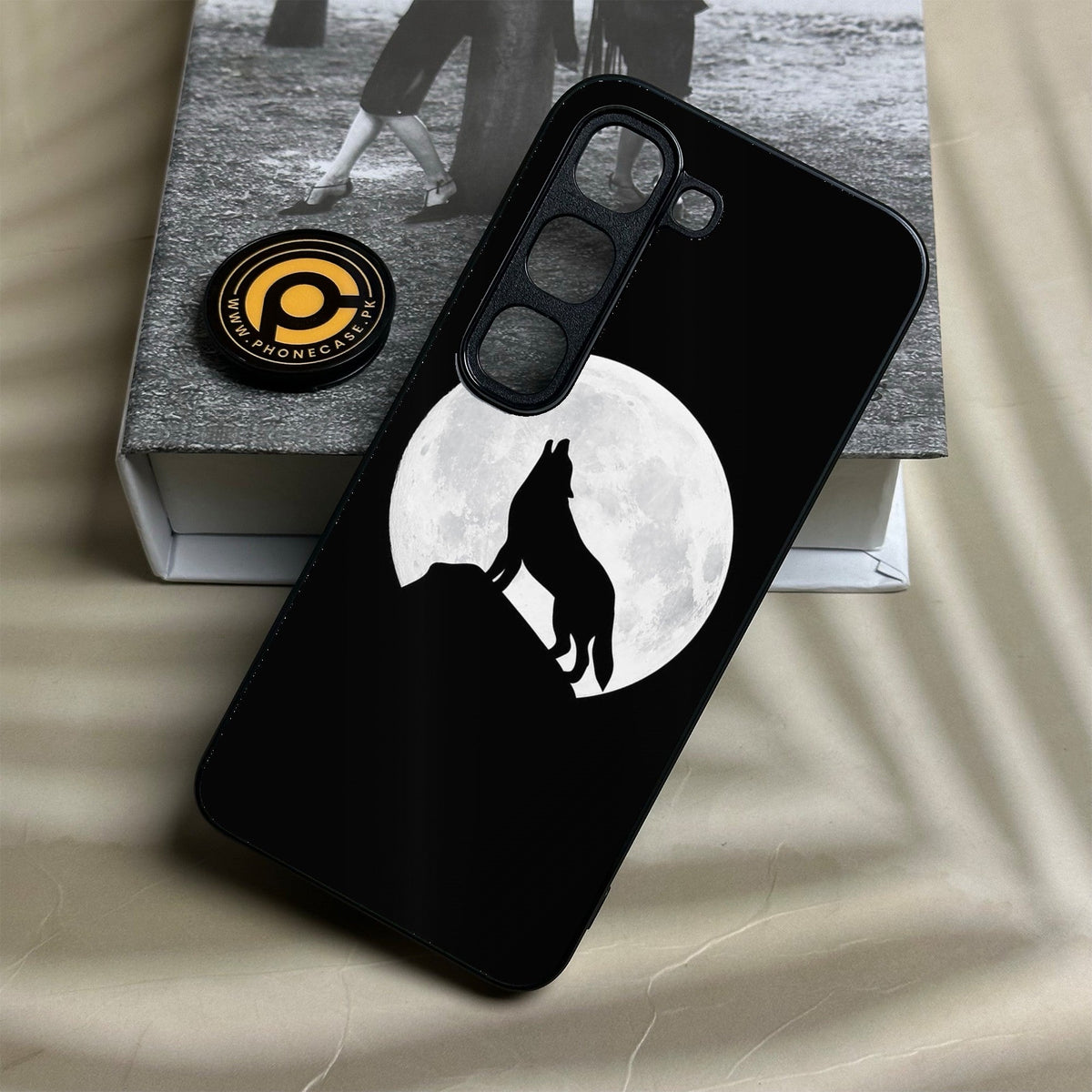 Infinix Hot 70 Pro - Wolf Design 3 - Premium Metal Printed Soft Bumper Shock Proof Case