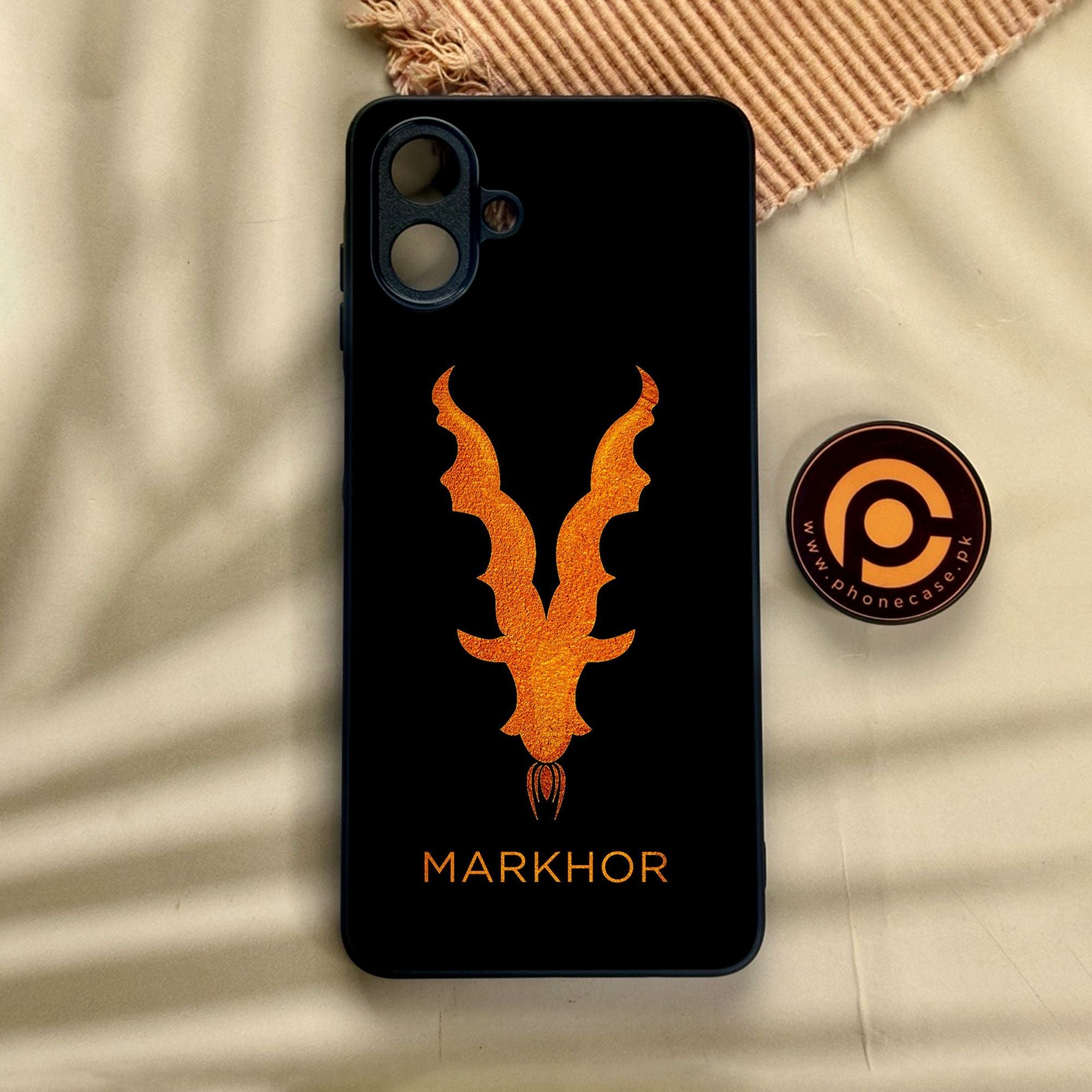 Samsung Galaxy A07 - Markhor Design 12 - Premium Metal Printed Soft Bumper Shock Proof Case