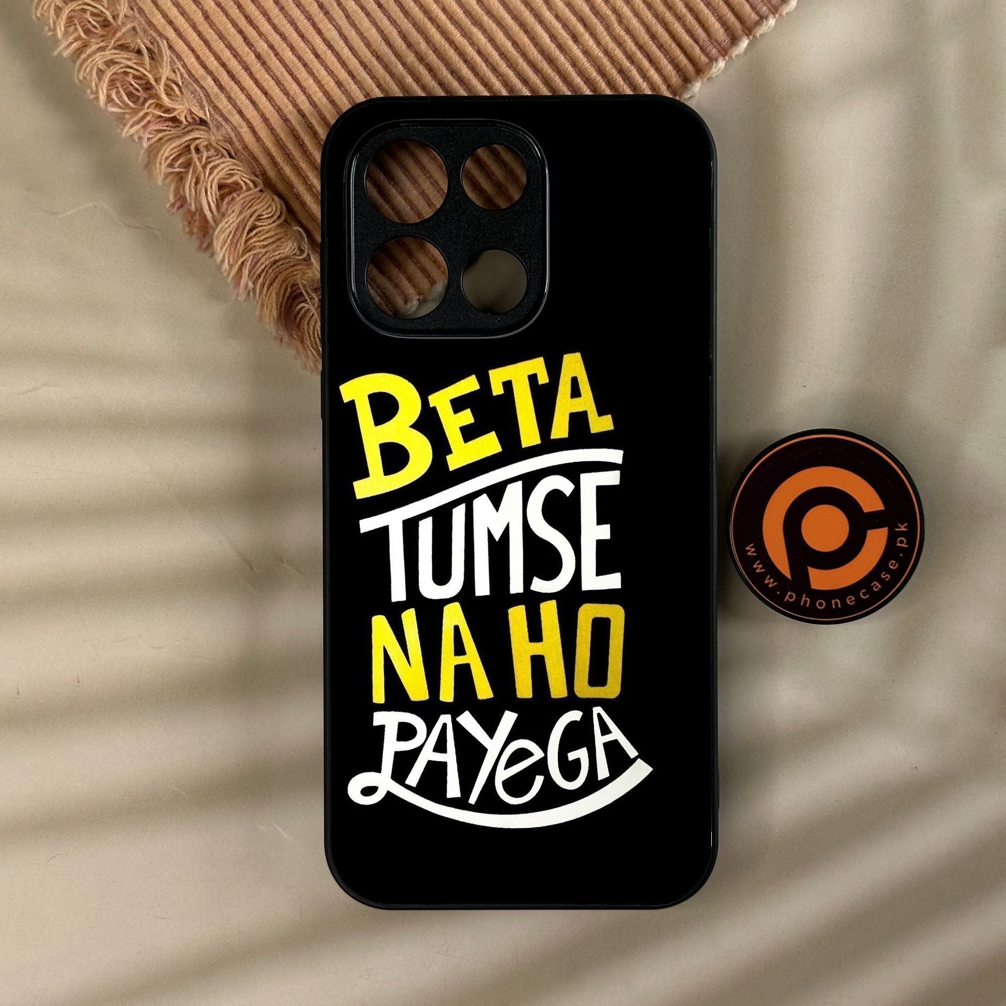 OnePlus Turbo 6 - Beta Tum Se Na Ho - Premium Metal Printed Soft Bumper Shock Proof Case