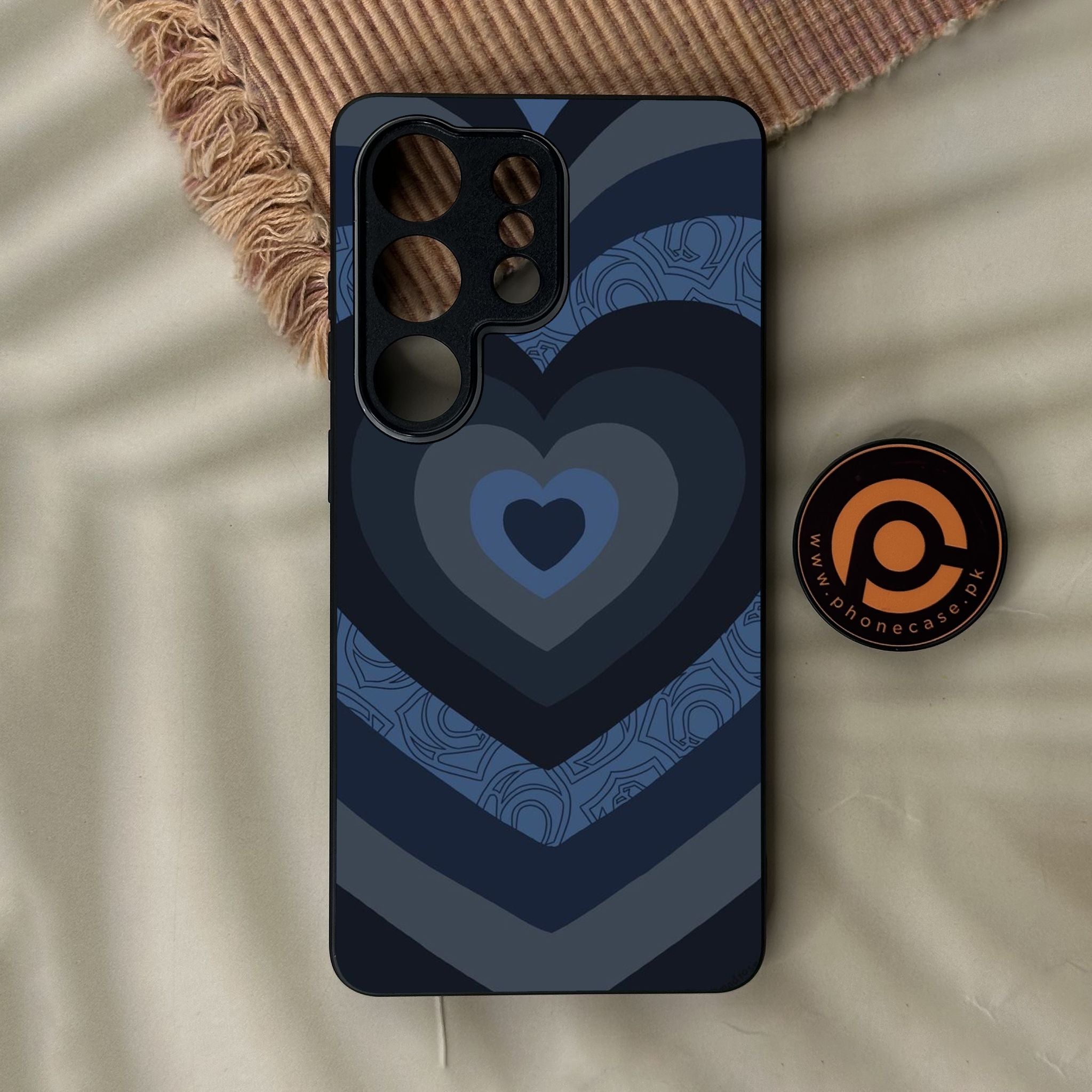 Galaxy S26 Ultra - Heart 2.0 Design 6 - Premium Metal Printed Soft Bumper Shock Proof Case