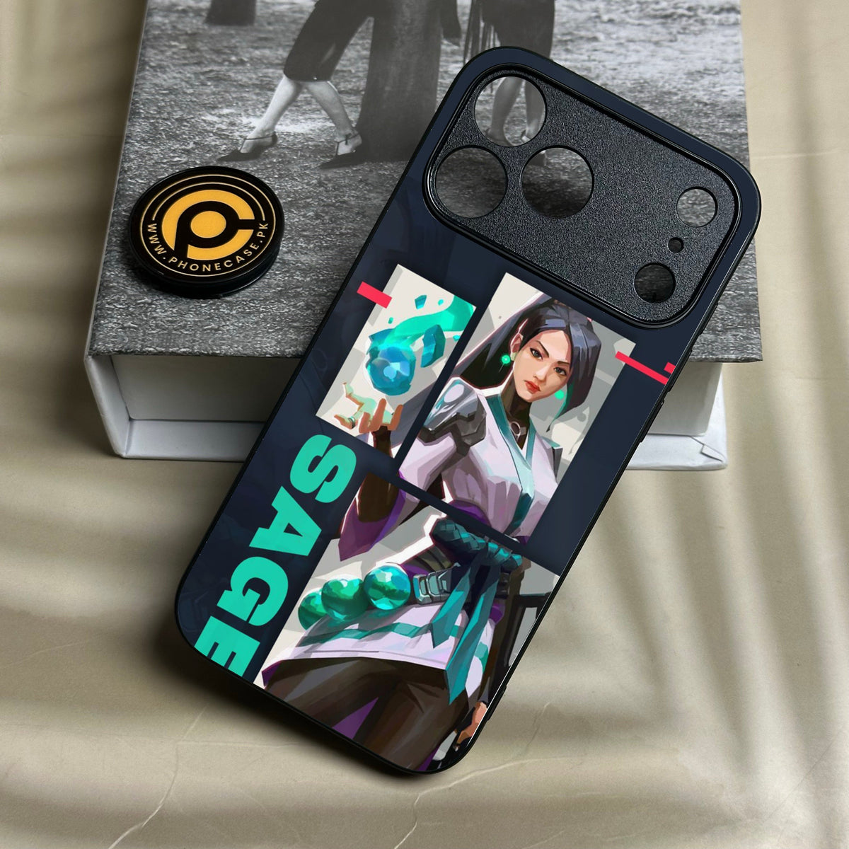 Iphone 18 Pro Max - Battle-ready Design 1 - Premium Metal Printed Soft Bumper Shock Proof Case