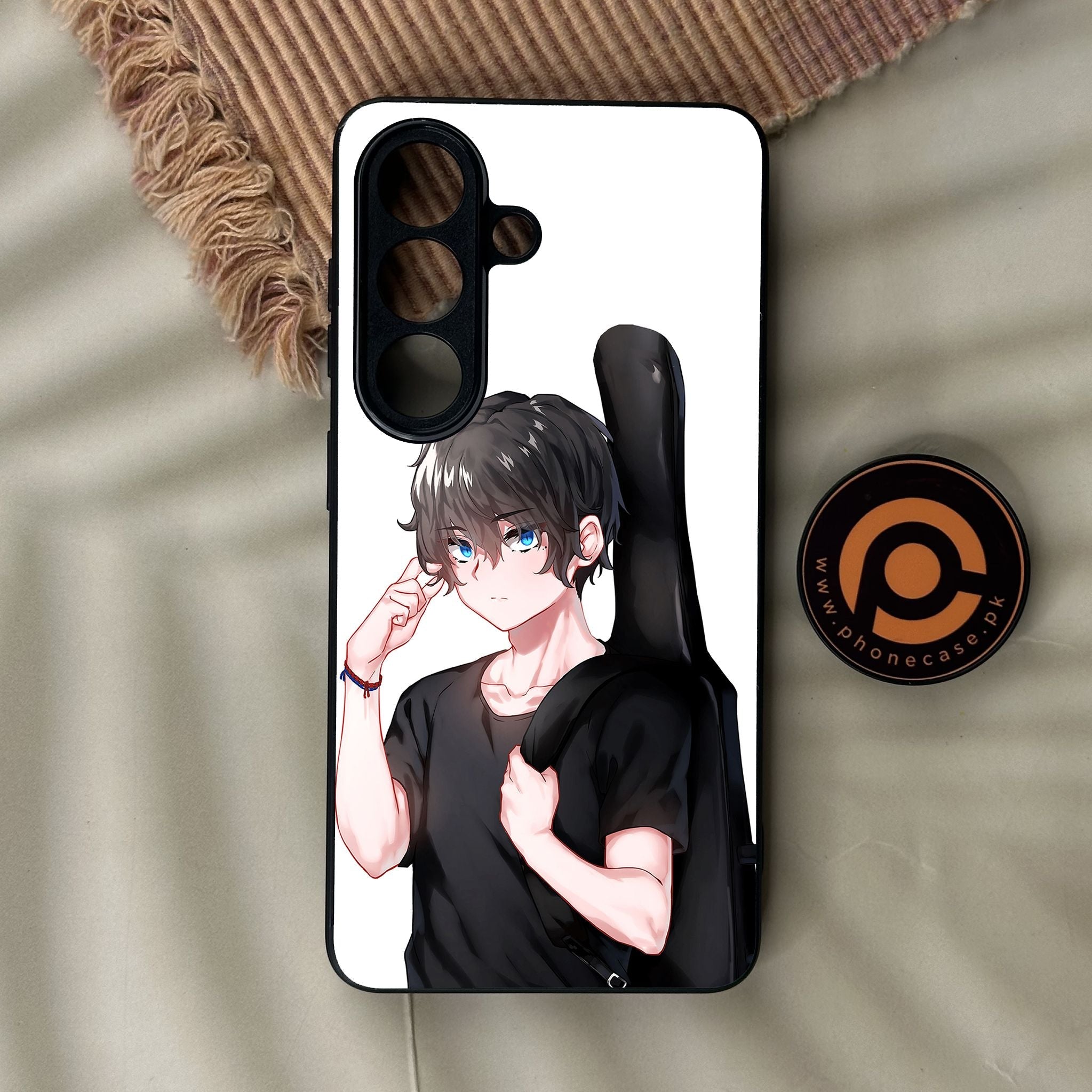 Galaxy S26 - Anime Series Design 2 - Premium Metal Printed Soft Bumper Shock Proof Case