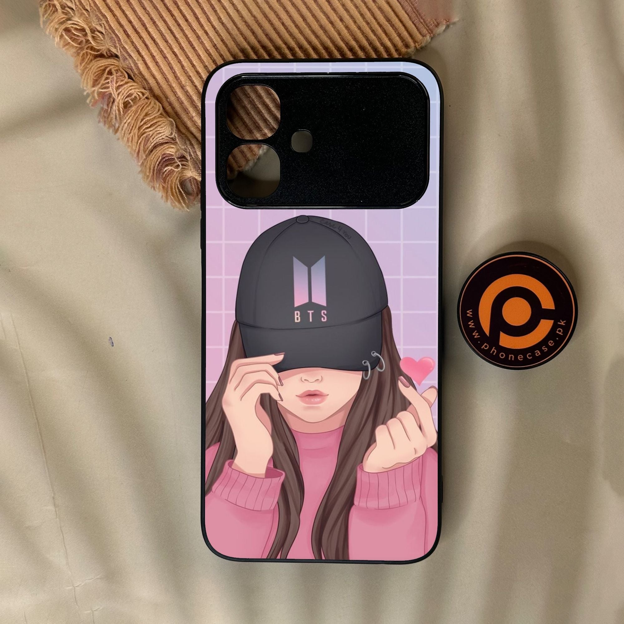 Infinix Smart 20 - Anime Girls Design 3 - Premium Metal Printed Soft Bumper Shock Proof Case