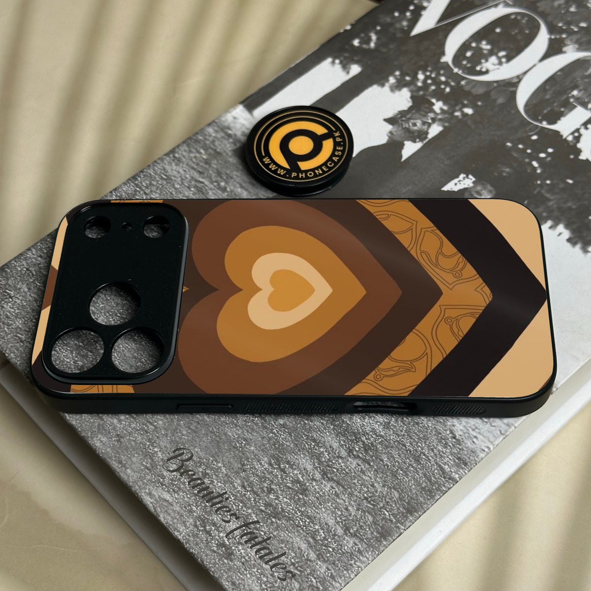 Iphone 18 Pro Max - Heart 2.0 Design 5 - Premium Metal Printed Soft Bumper Shock Proof Case