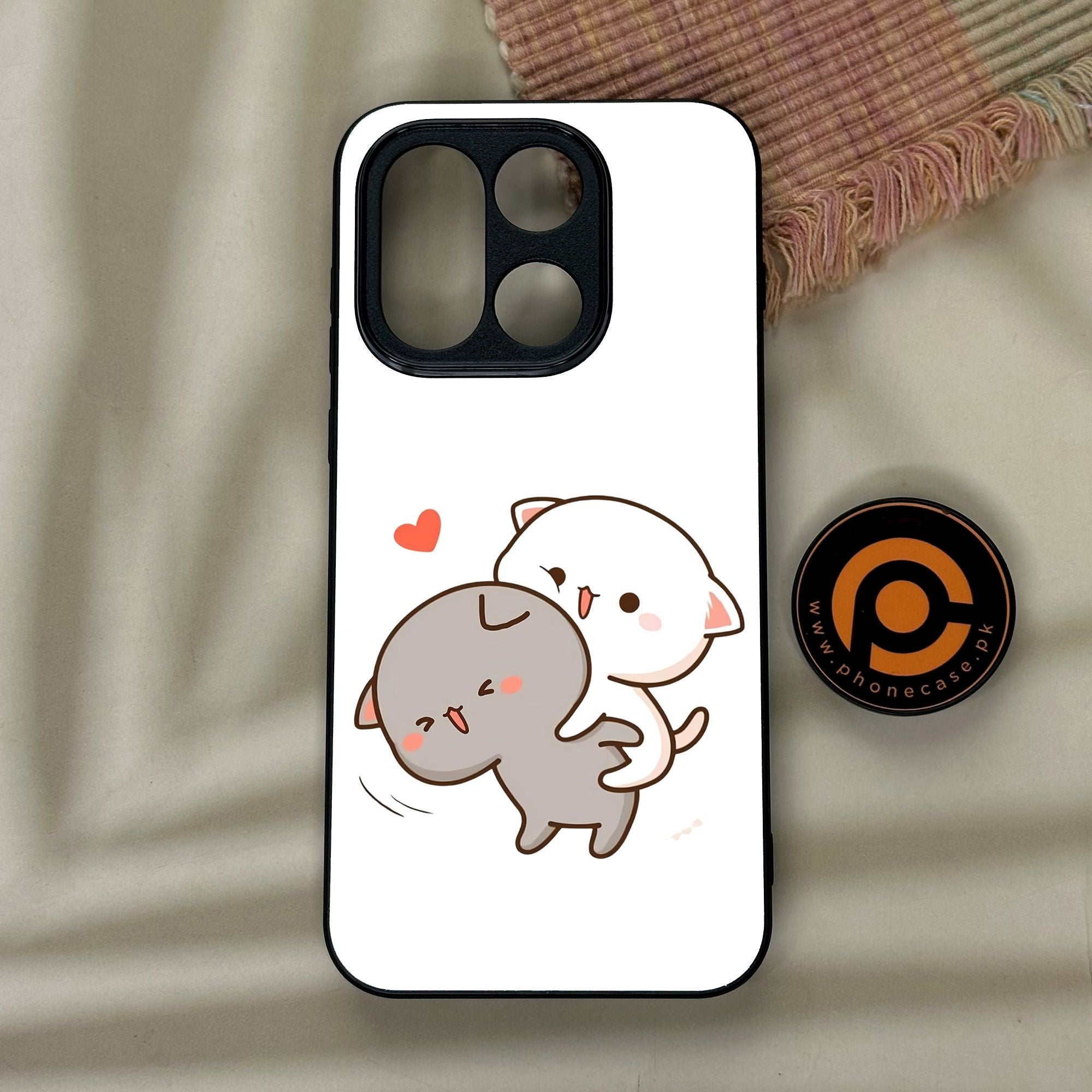 OnePlus 15 - Cute Bubu Dudu Design 4 - Premium Metal Printed Soft Bumper Shock Proof Case