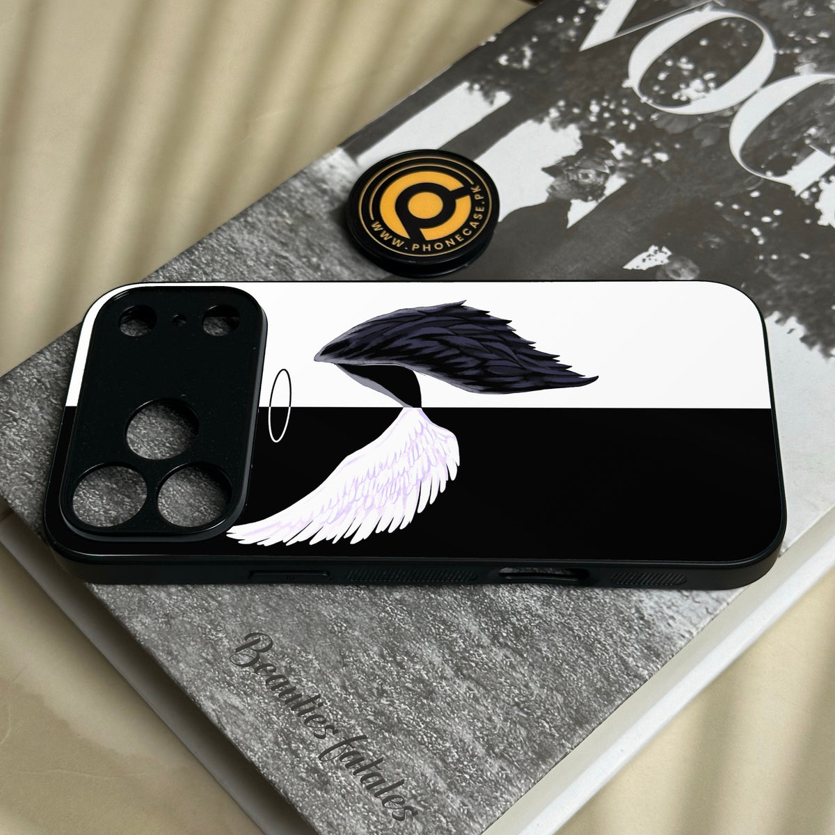Iphone 18 Pro - Angel 2.0 Design 5 - Premium Metal Printed Soft Bumper Shock Proof Case